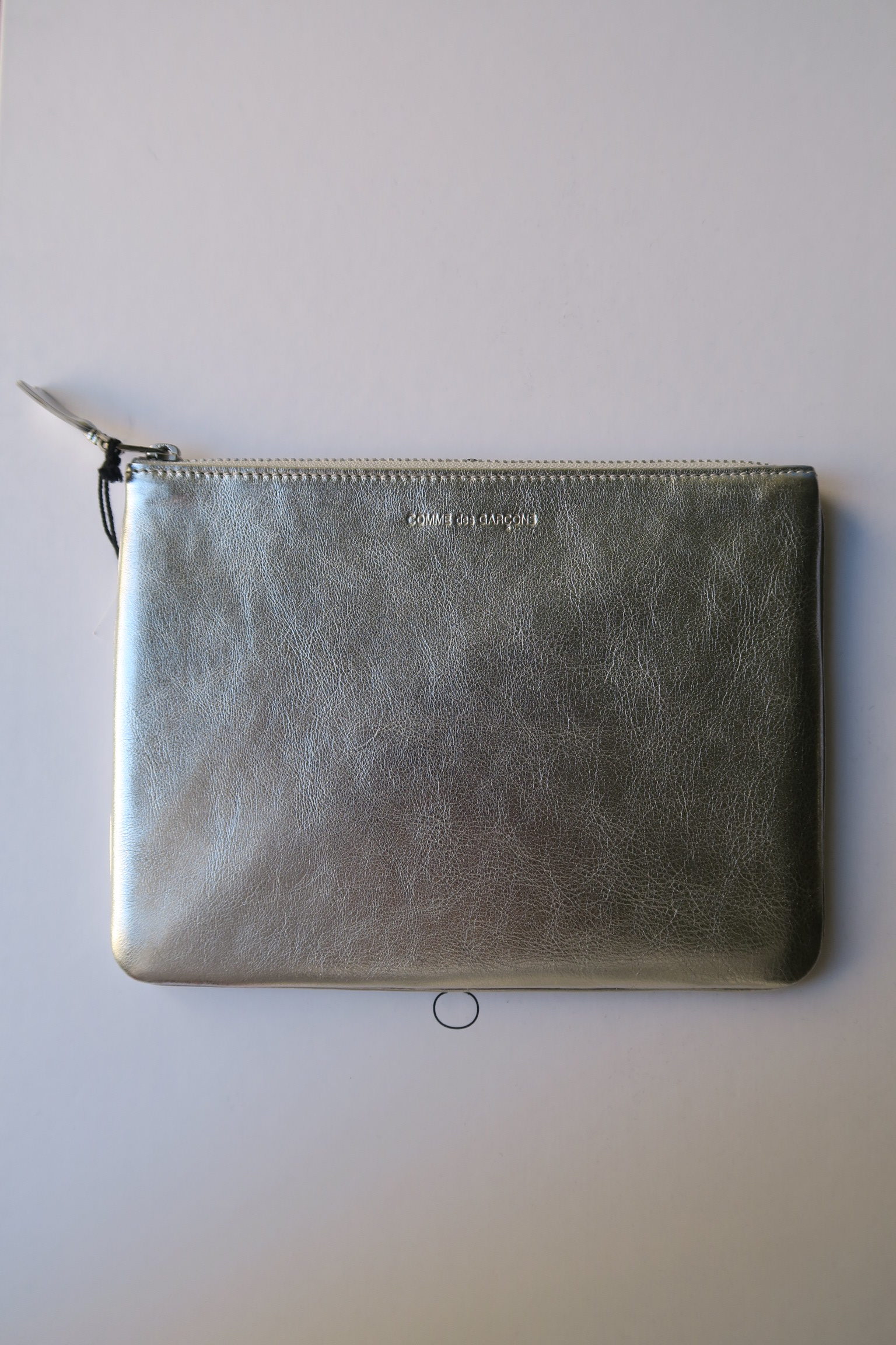 COMME DES GARCONS CLUTCH SA5100G silver - ave>>anziehsachen