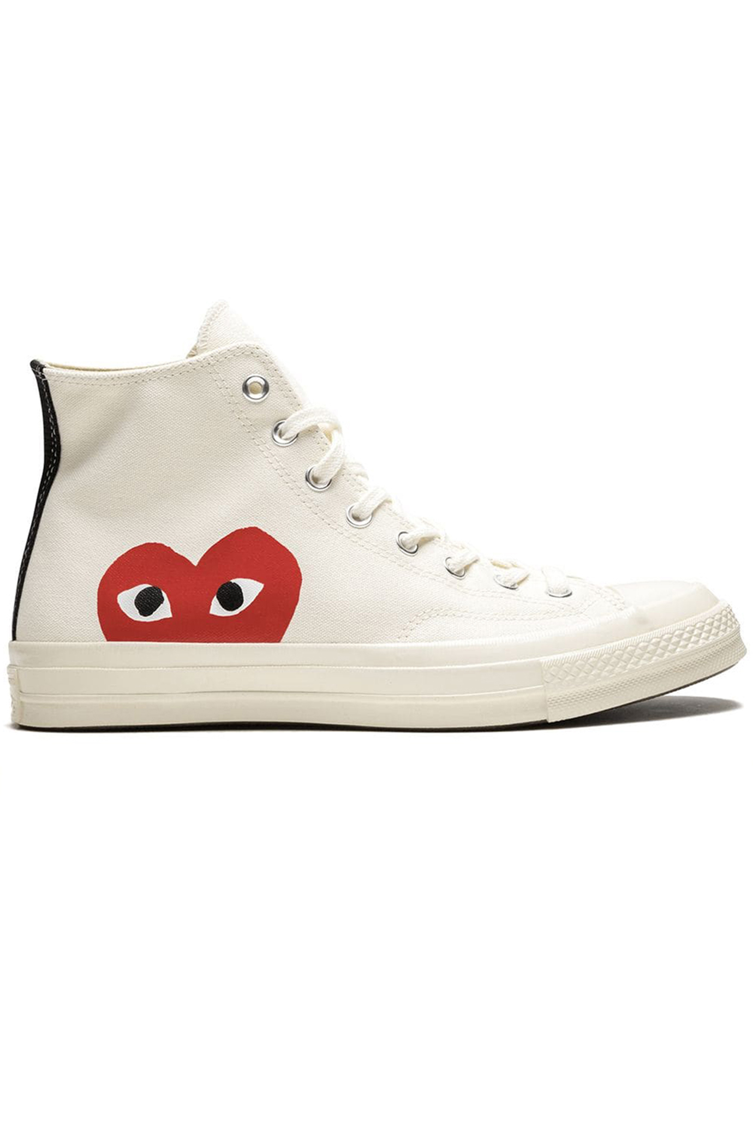 COMME DES GARCONS PLAY x CONVERSE ONE HEART HIGH beige - ave>>anziehsachen