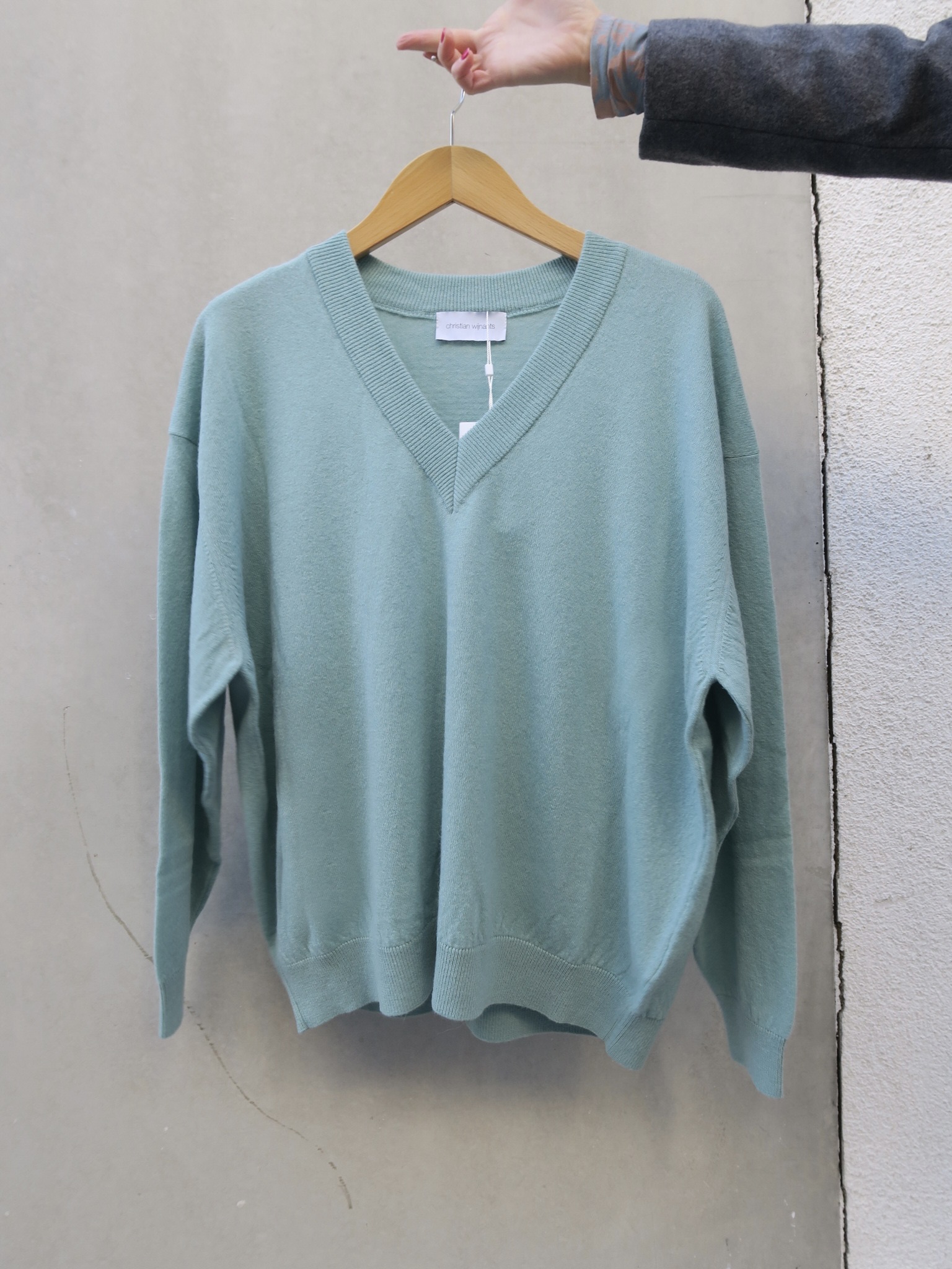 CHRISTIAN WIJNANTS KHAGE KNIT aqua