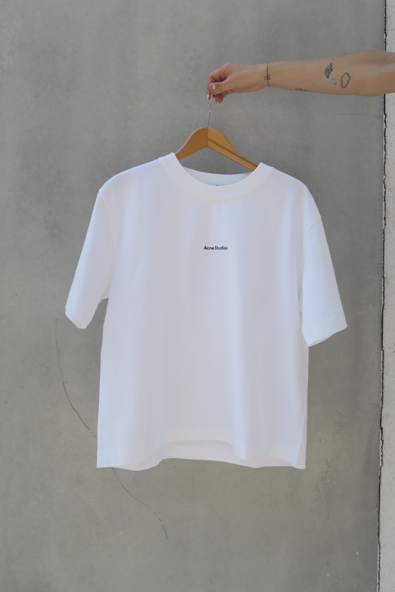 ACNE STUDIOS TSHI000196 TSHIRT white - ave>>anziehsachen