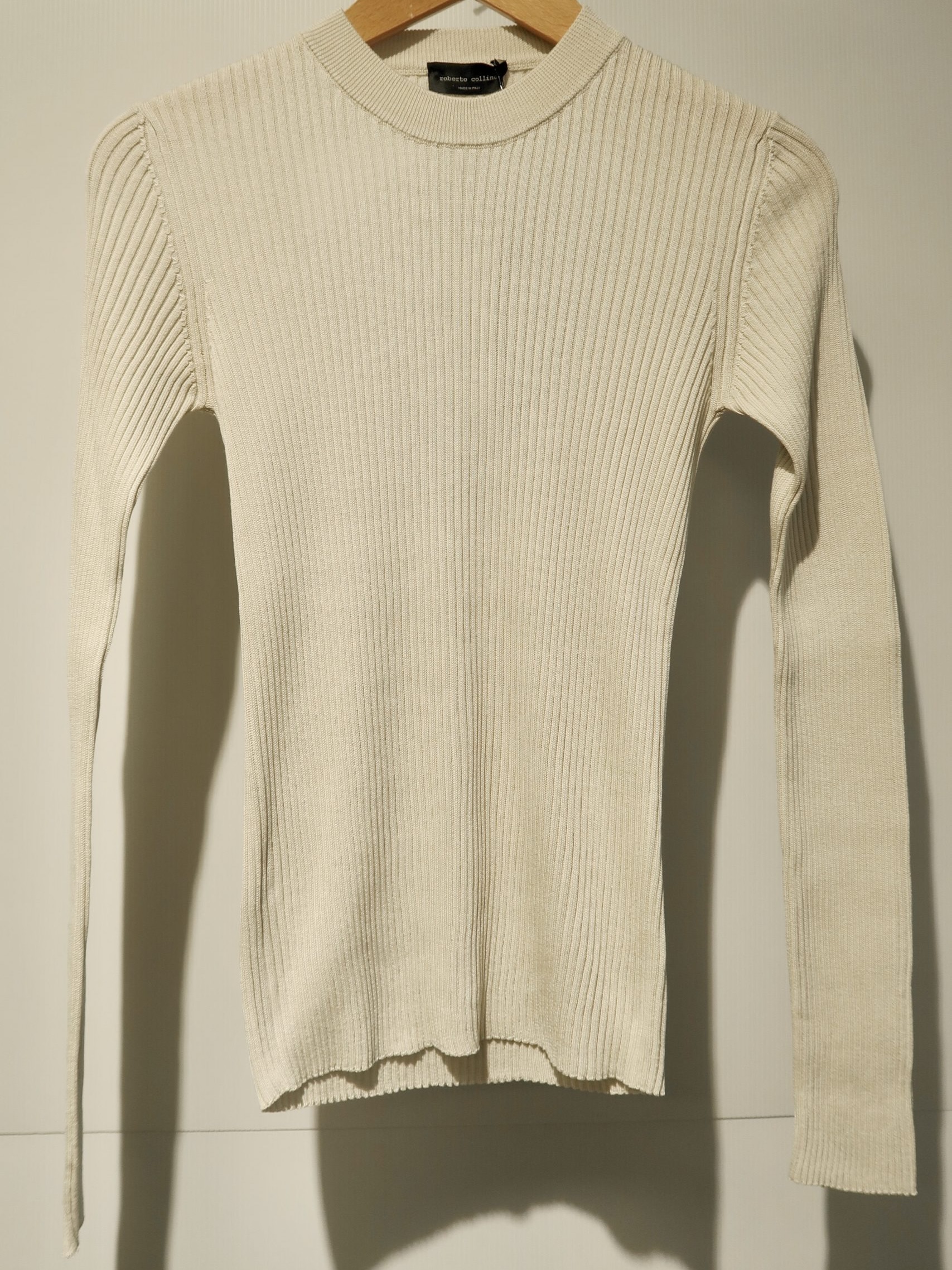 ROBERTO COLLINA L05045 LONGSLEEVE perla