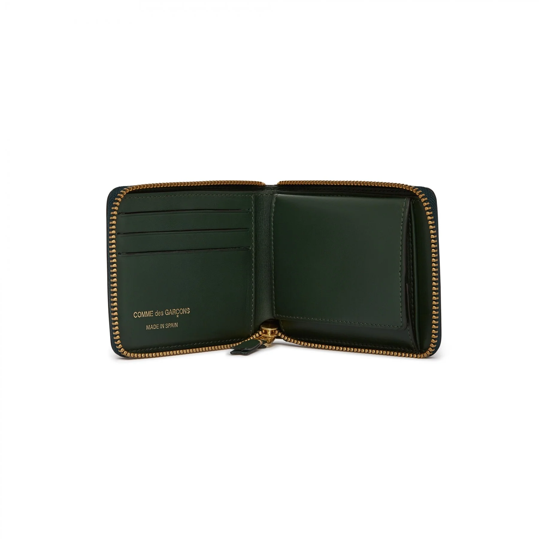 COMME DES GARCONS WALLET SA7100 bottle green / SOLD OUT – Bild 2