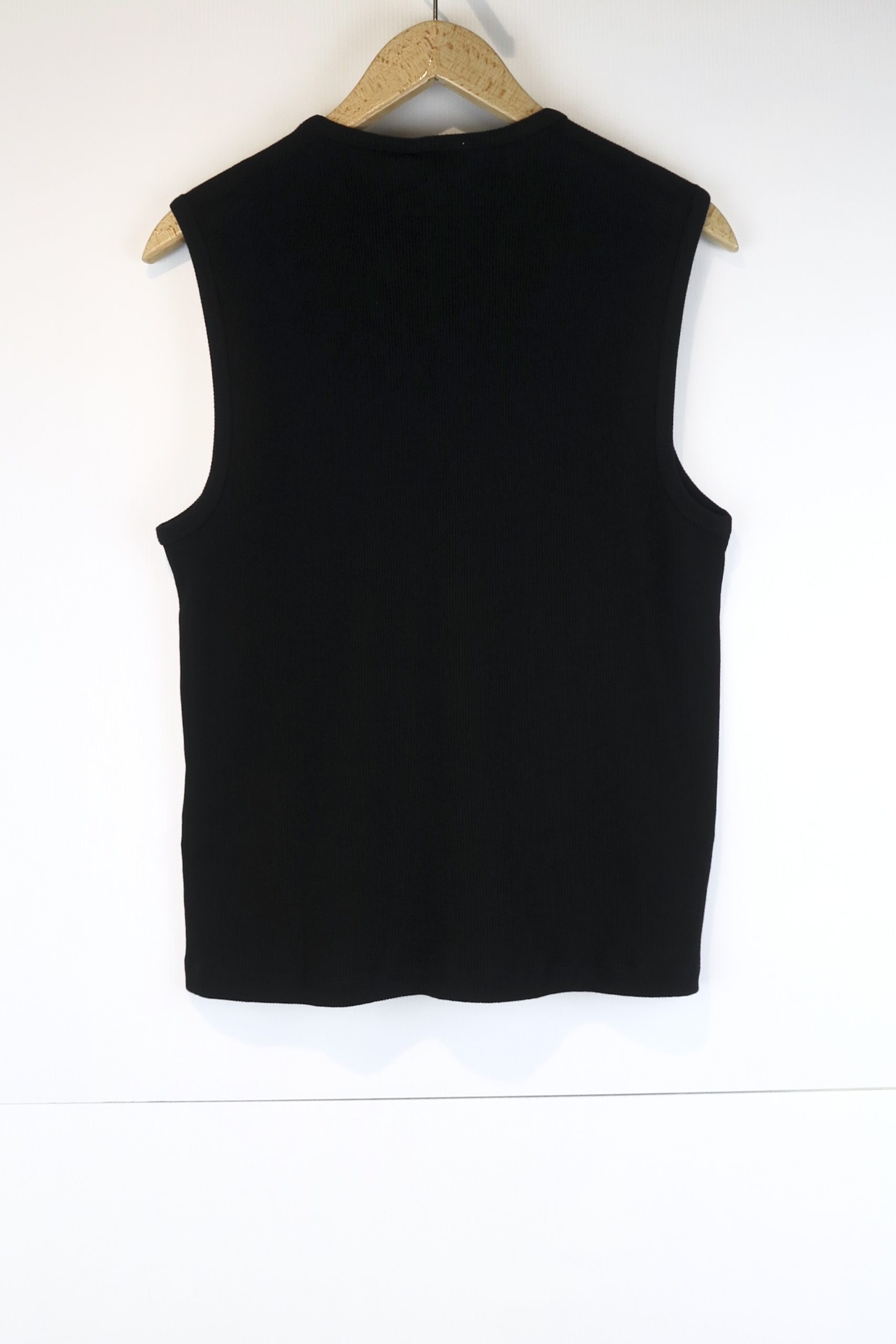 FILIPPA K RIB BUTTON SINGLET black - ave>>anziehsachen