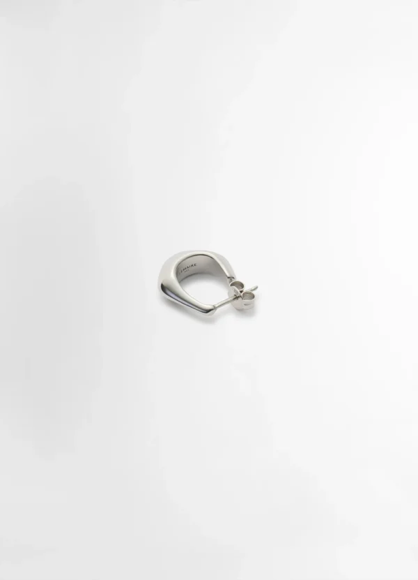 LEMAIRE MINI DROP EARRING (PAIR) silver