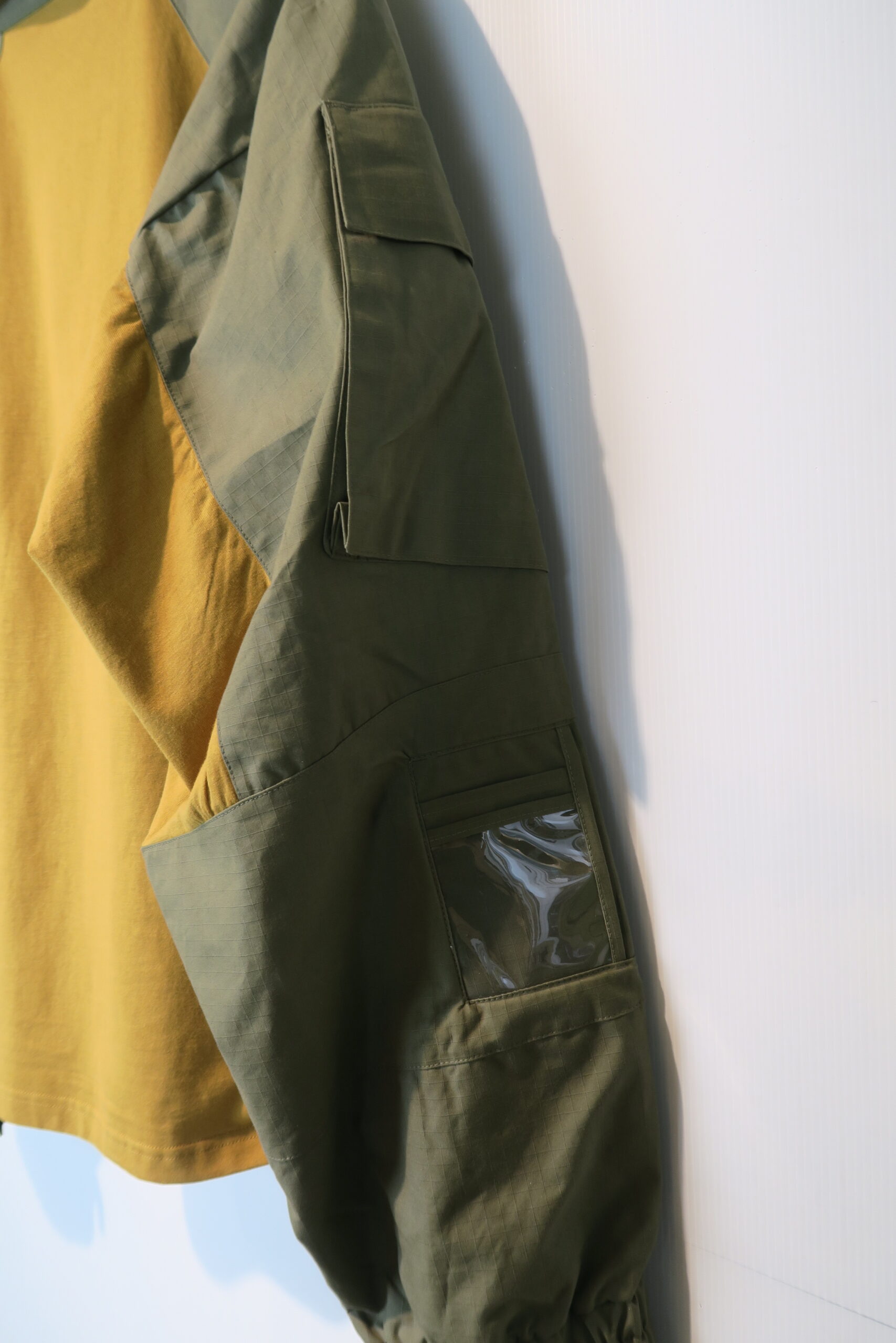 MARTINE ROSE SHRUNKEN UTILITY SLEEVE SHIRT brown – Bild 5