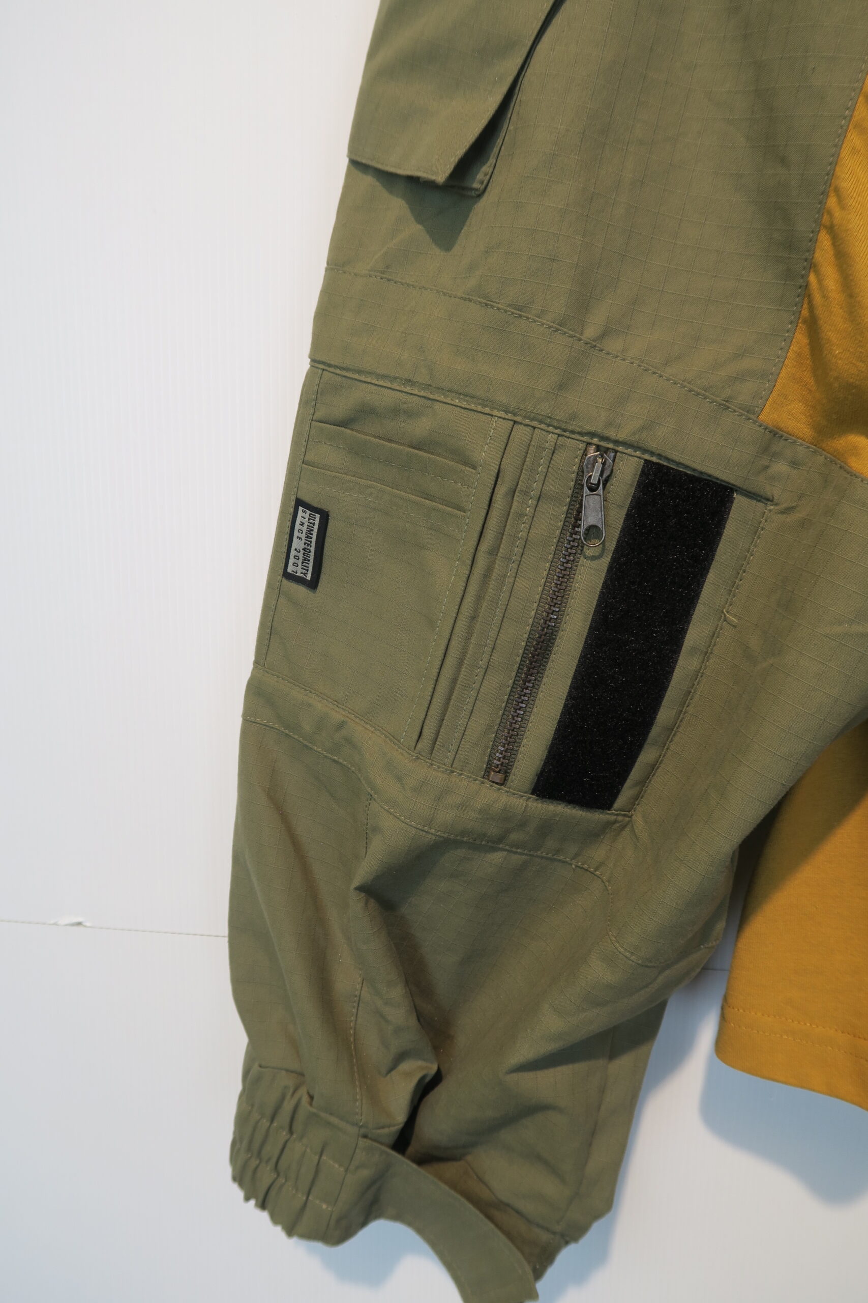 MARTINE ROSE SHRUNKEN UTILITY SLEEVE SHIRT brown – Bild 3