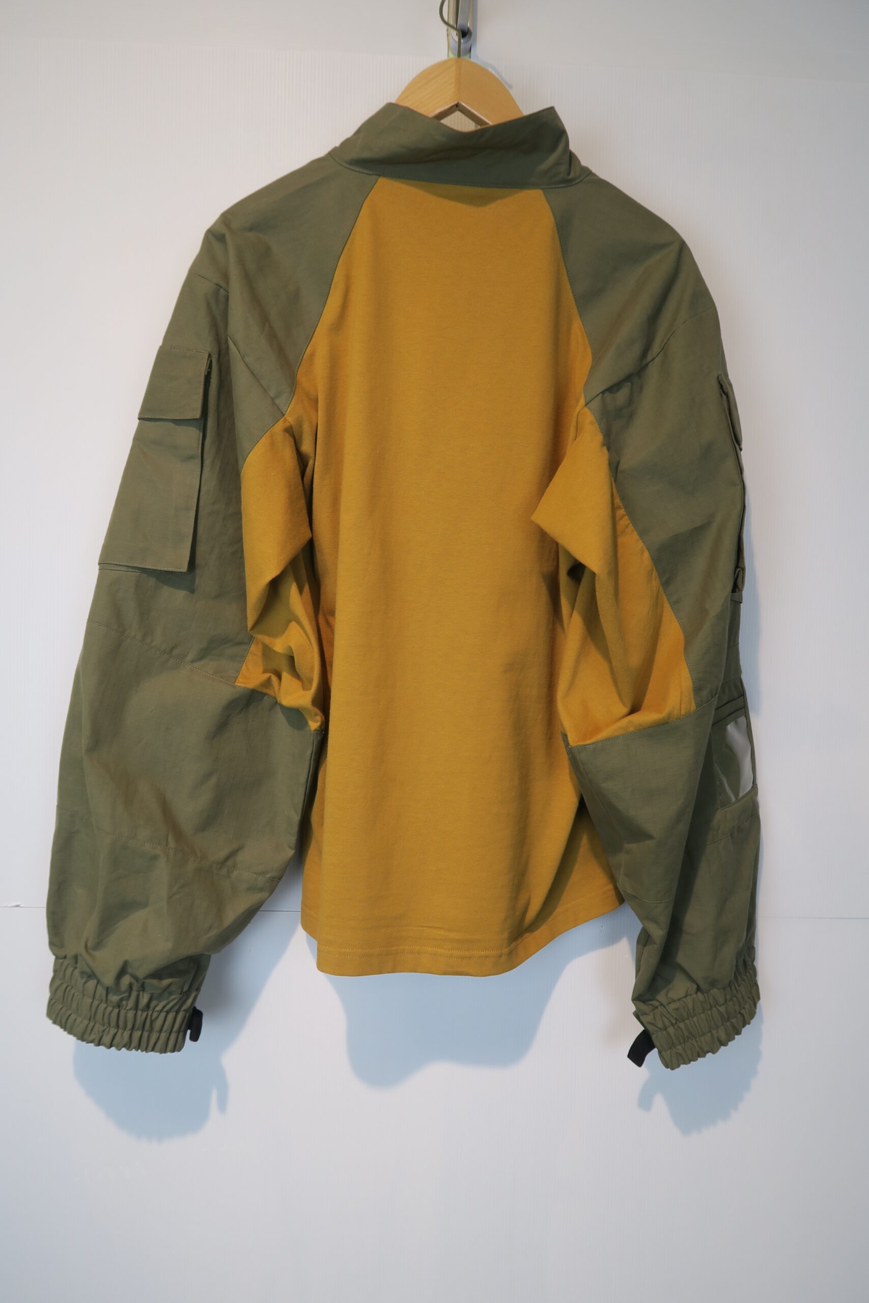 MARTINE ROSE SHRUNKEN UTILITY SLEEVE SHIRT brown – Bild 4