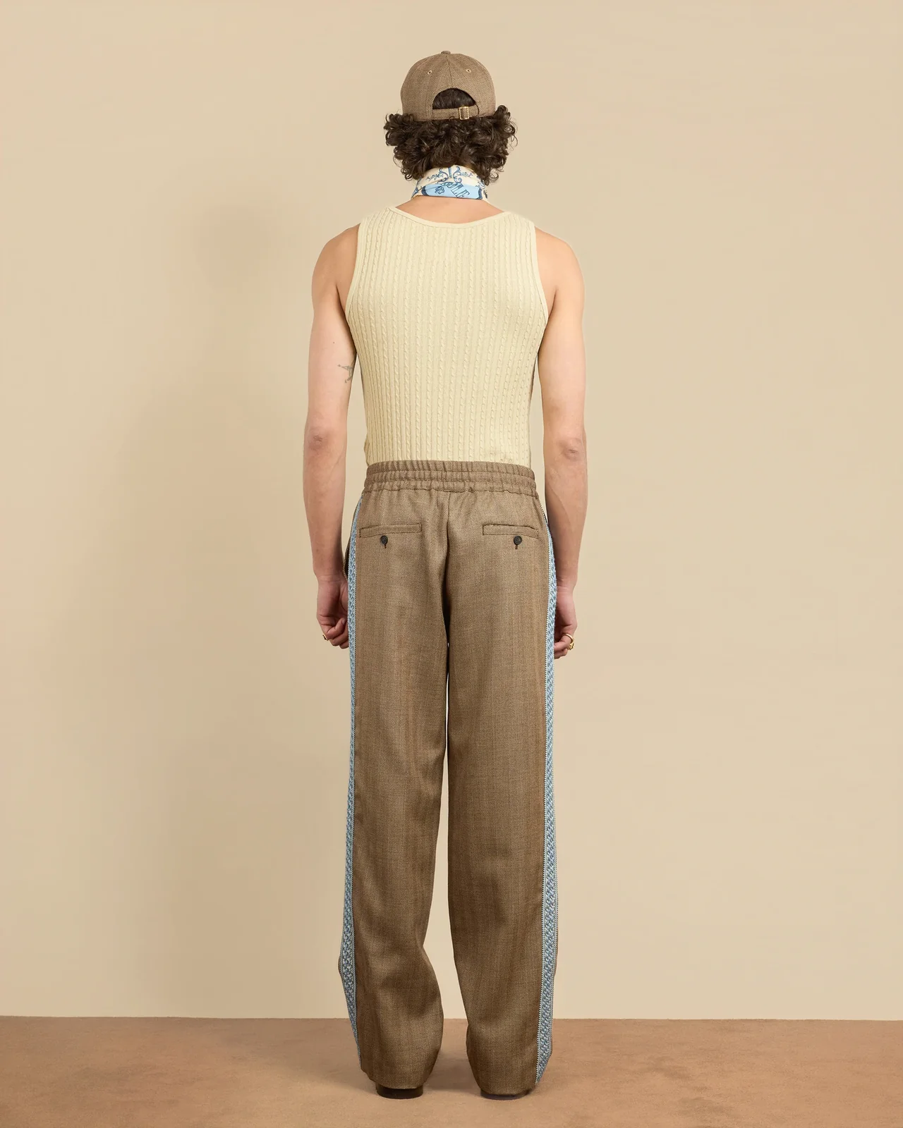 DRÔLE DE MONSIEUR LE PANTALON CHEVRON brown – Bild 3