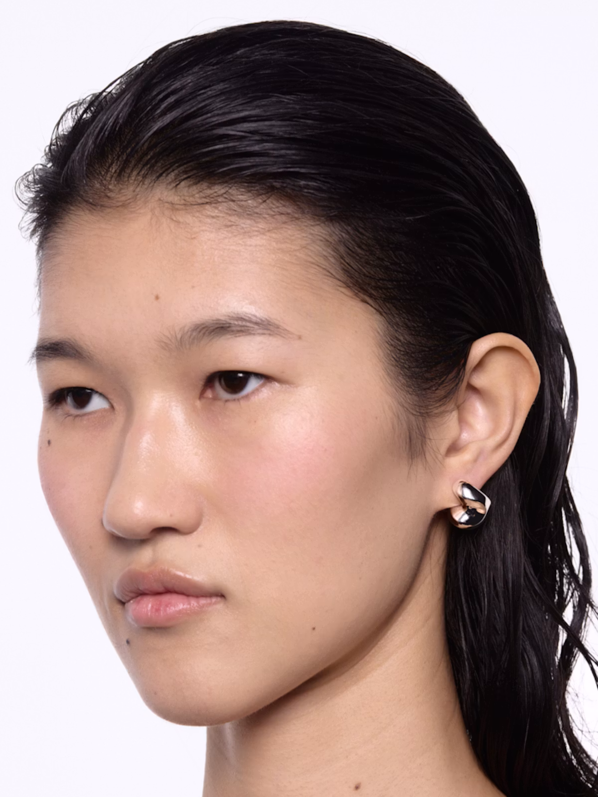 MARIA BLACK SADDLE EARRING RIGHT silver - Image 6