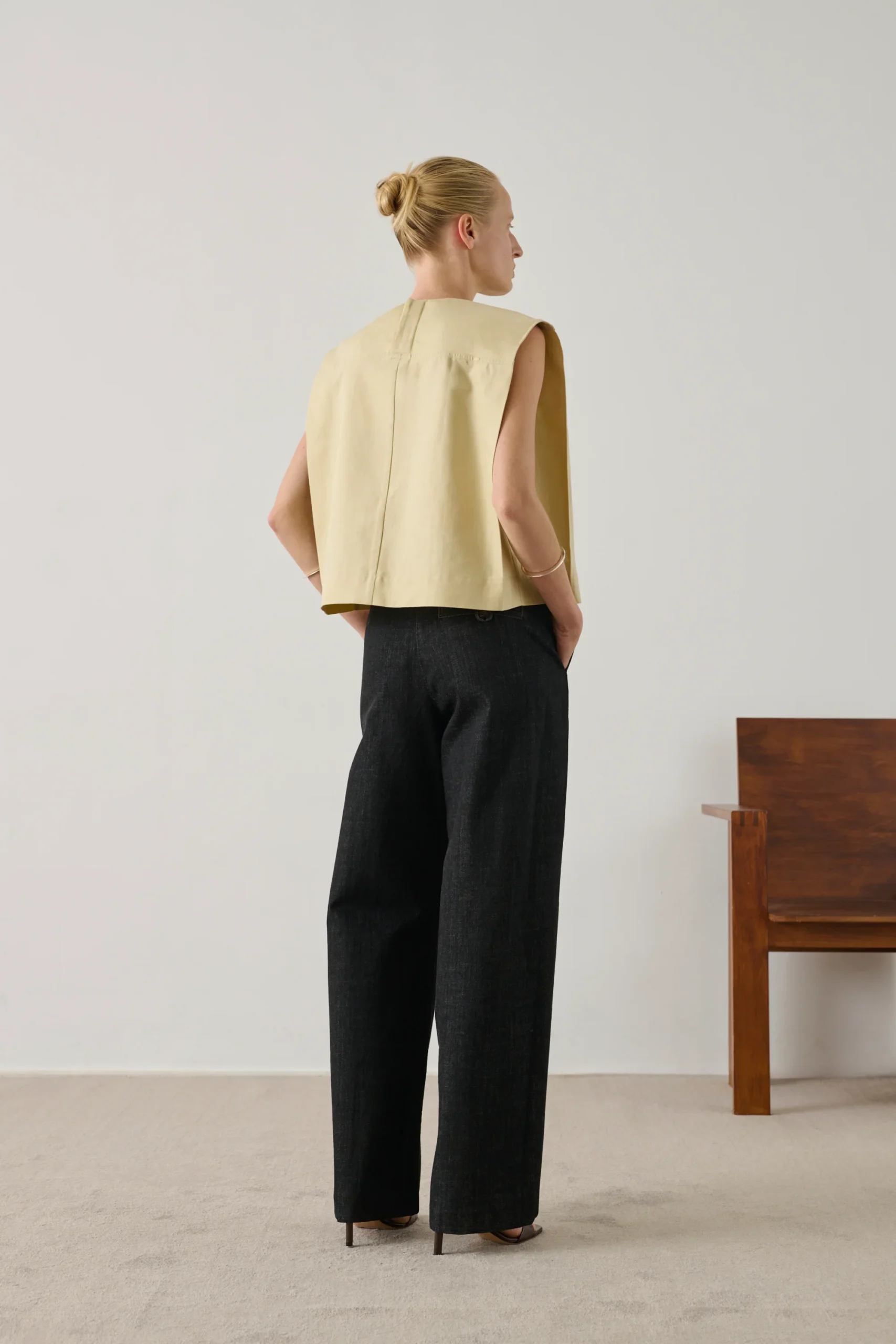 SOEUR BLAIR DENIM TROUSERS black – Bild 4