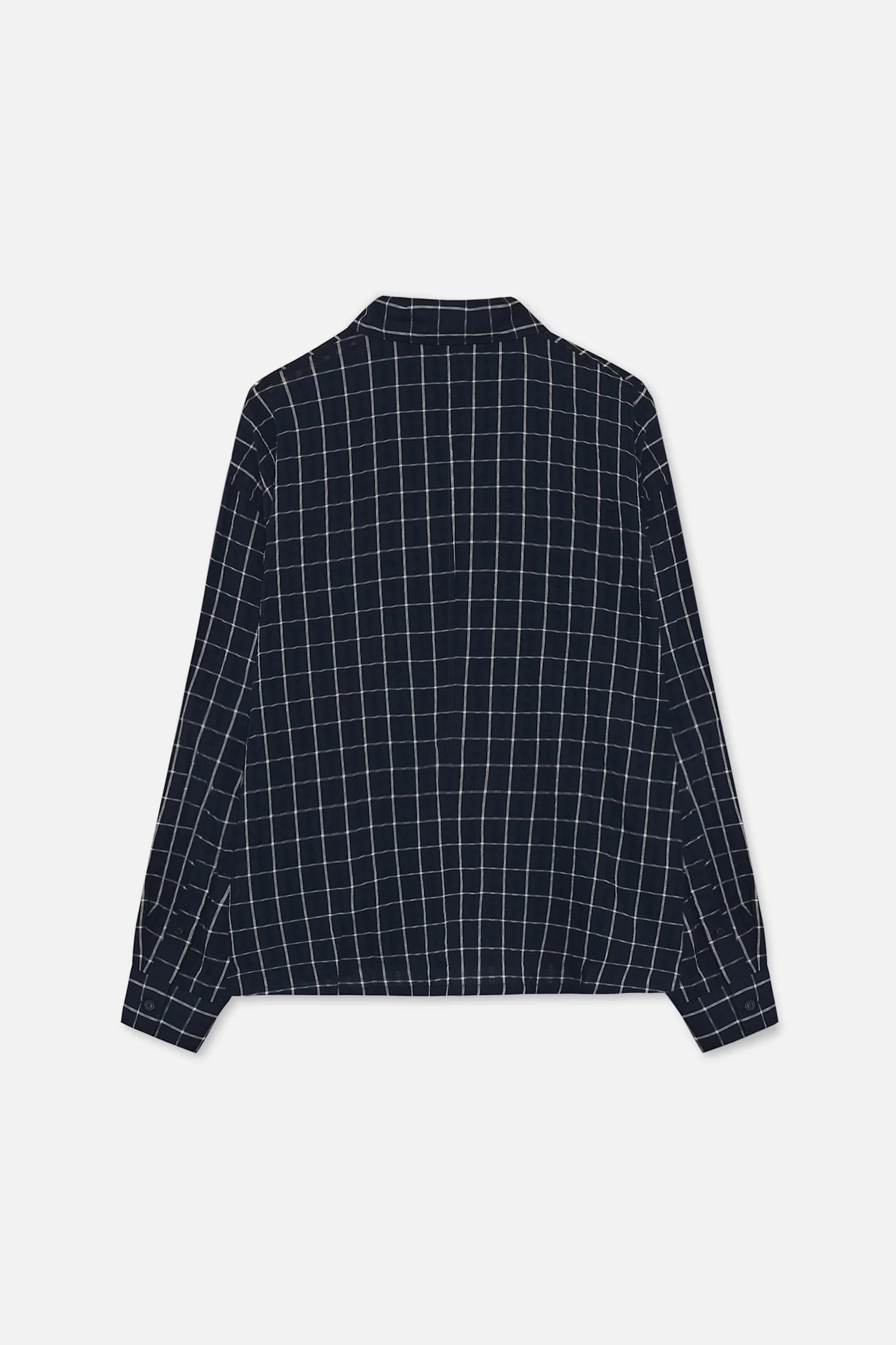 WON HUNDRED MAZA CHECK SHIRT navy – Bild 4