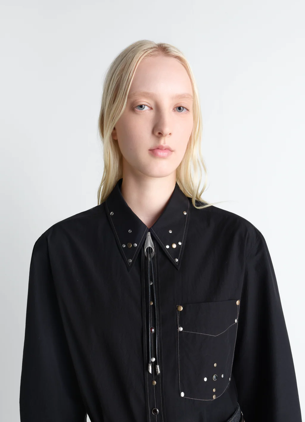 LEMAIRE SNAKE BOLO TIE NECKLACE silver // SOLD OUT – Bild 2