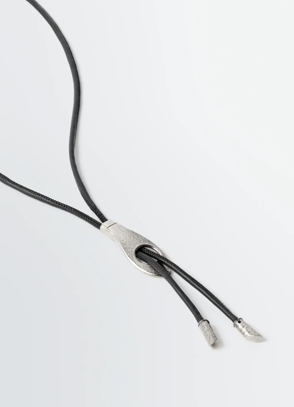 LEMAIRE SNAKE BOLO TIE NECKLACE silver // SOLD OUT – Bild 4