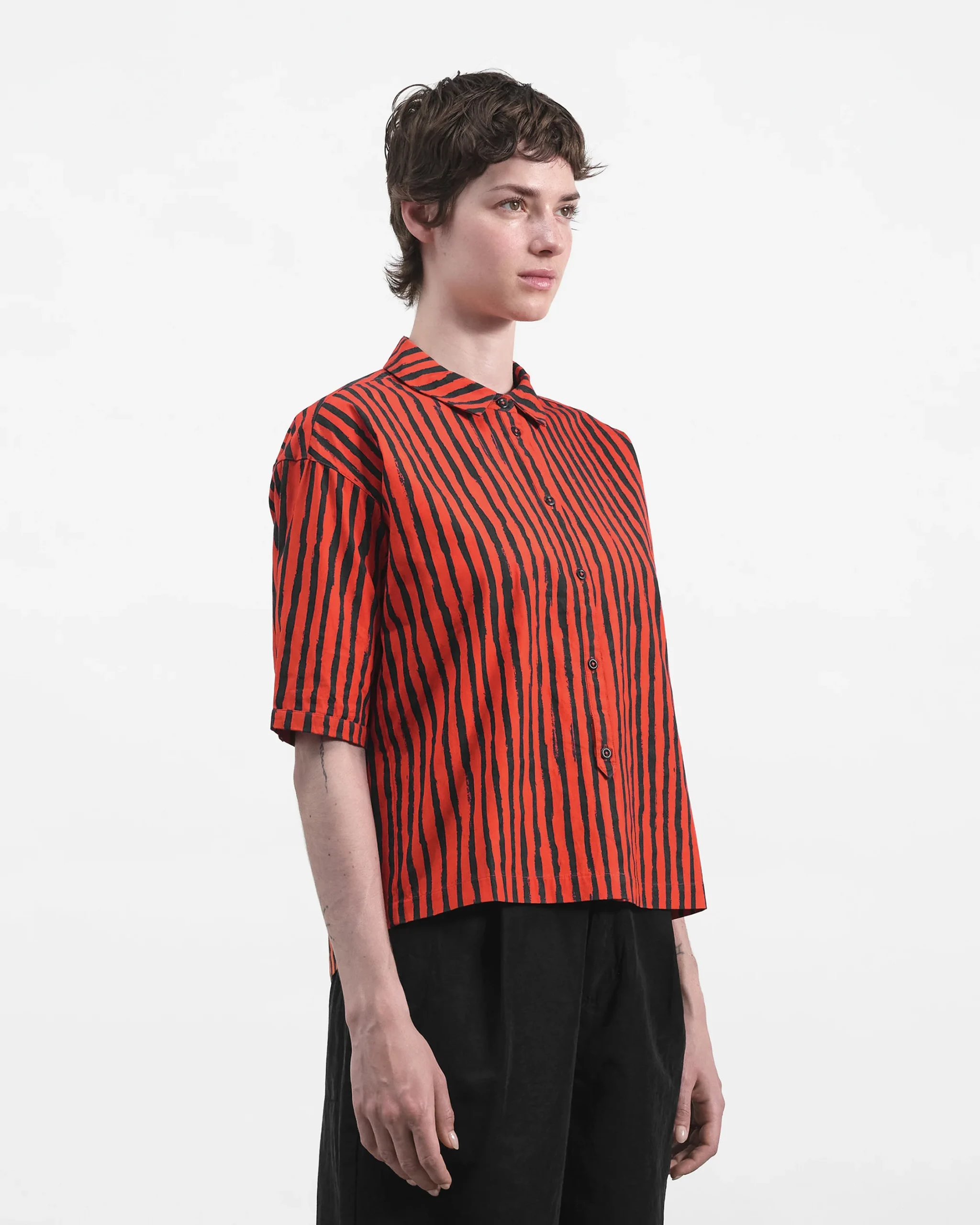 YMC YOU MUST CREATE MARIANNE SHIRT red // SOLD OUT – Bild 3