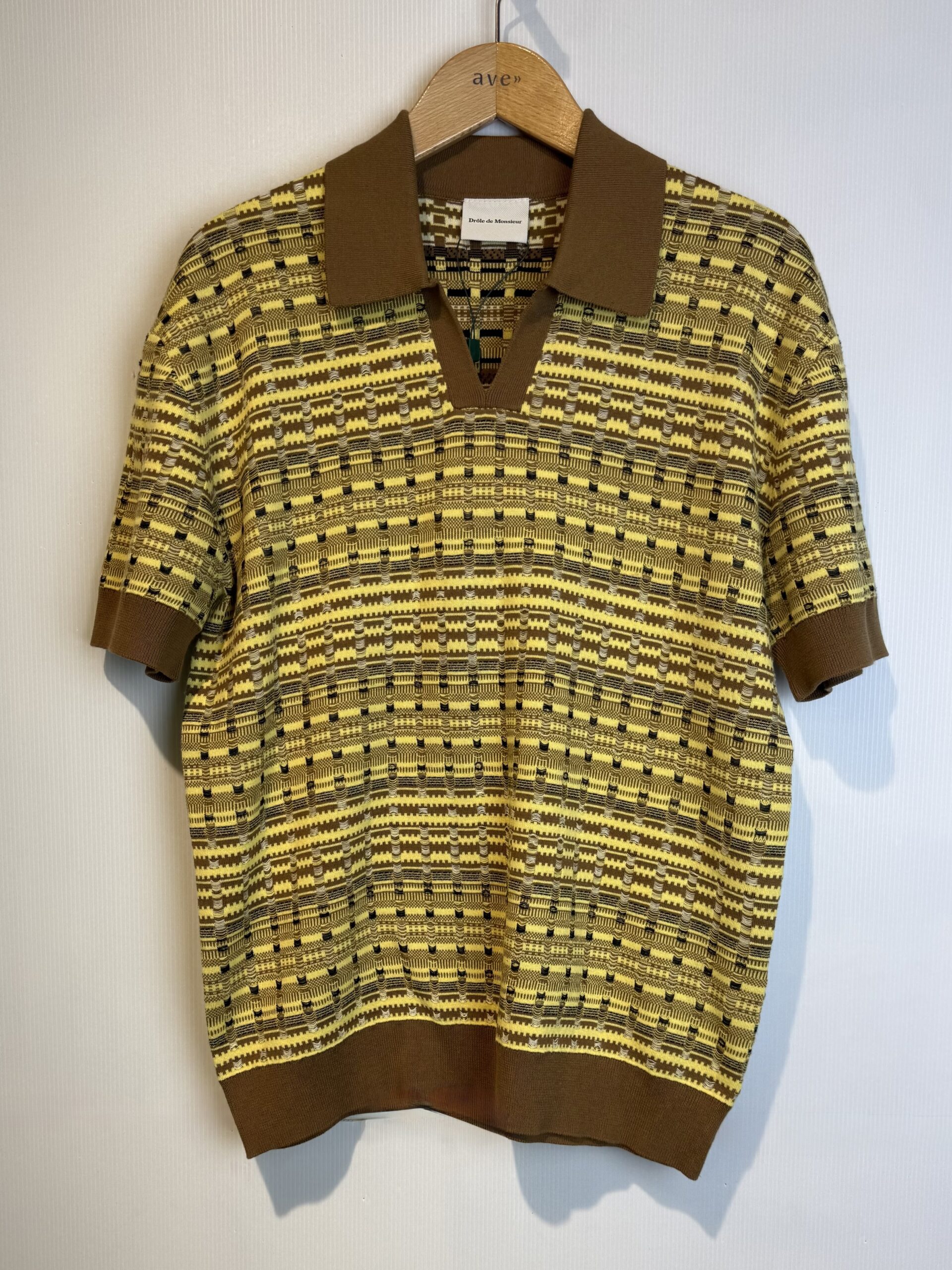 DRÔLE DE MONSIEUR POLO MAILLE COOGIE yellow