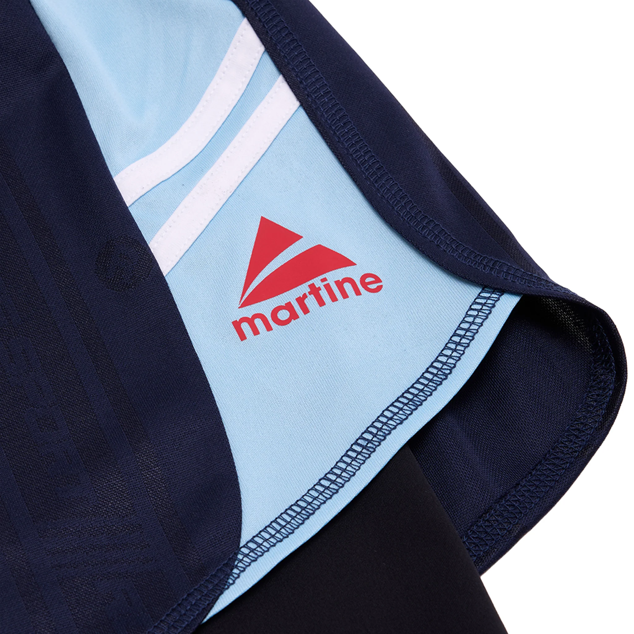MARTINE ROSE DOUBLE FOOTBALL SHORT blue // SOLD OUT – Bild 2
