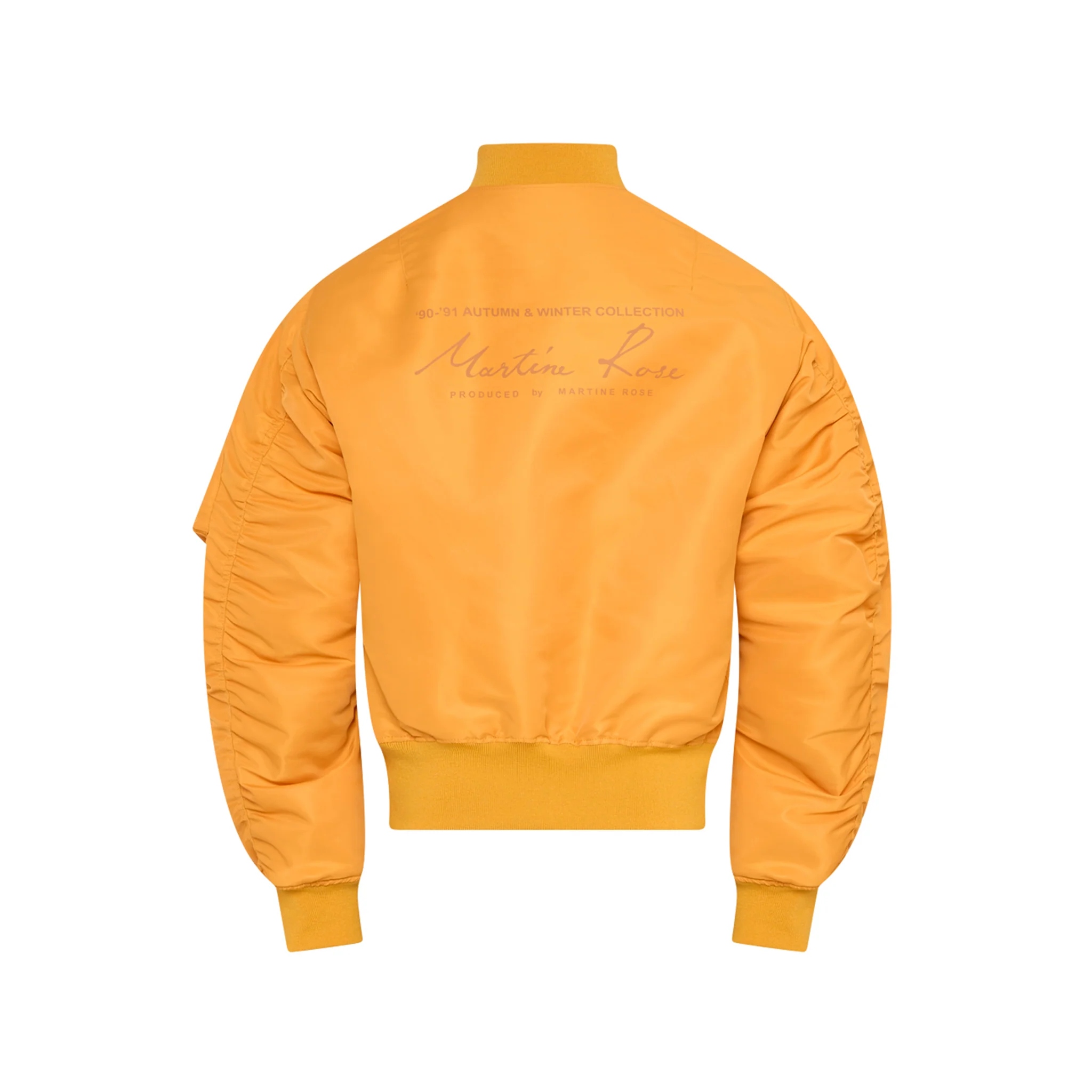 MARTINE ROSE CLASSIC BOMBER orange – Bild 3