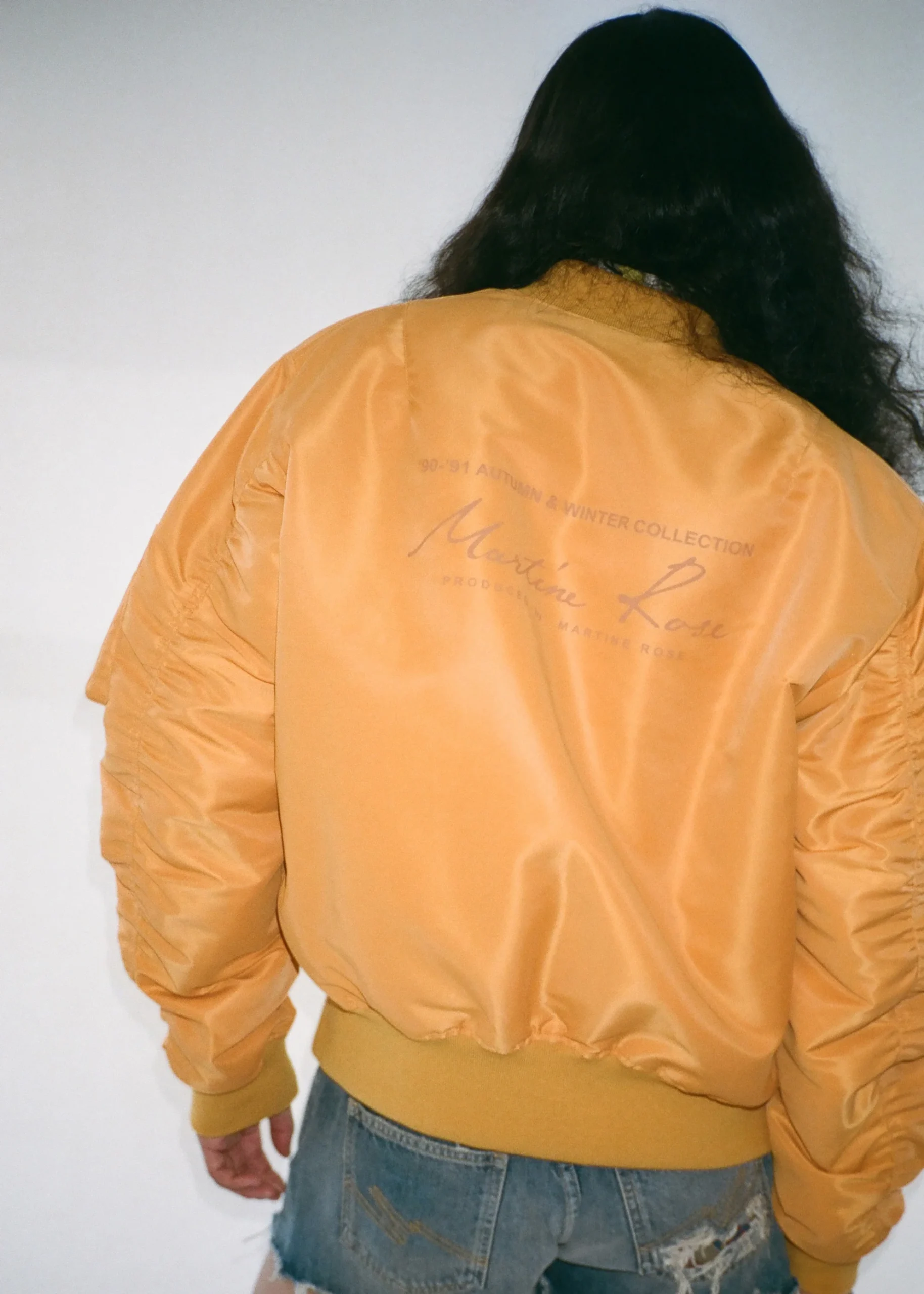MARTINE ROSE CLASSIC BOMBER orange – Bild 2