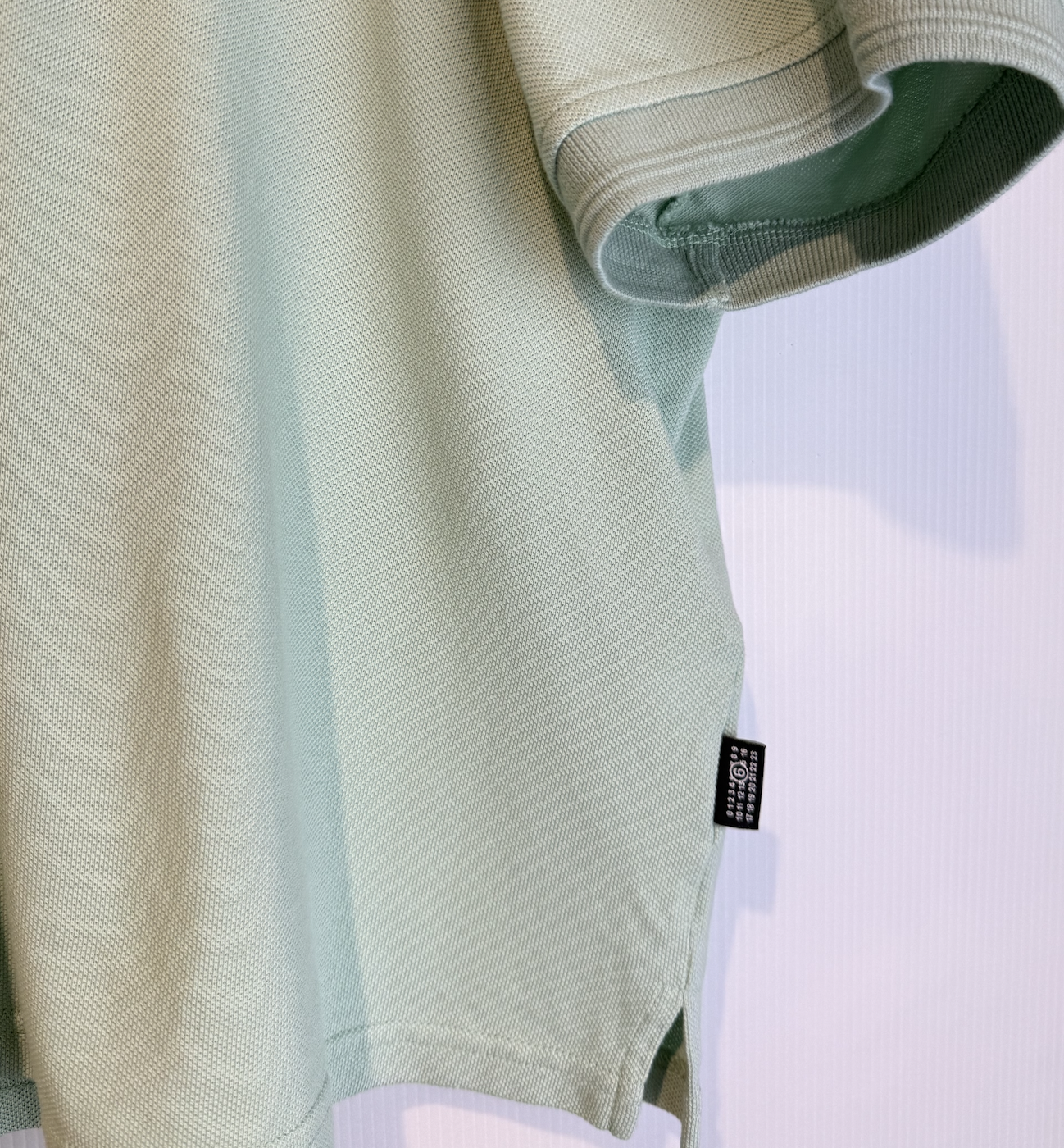 MM6 MAISON MARGIELA S62GL0034 POLO-SHIRT mint – Bild 3