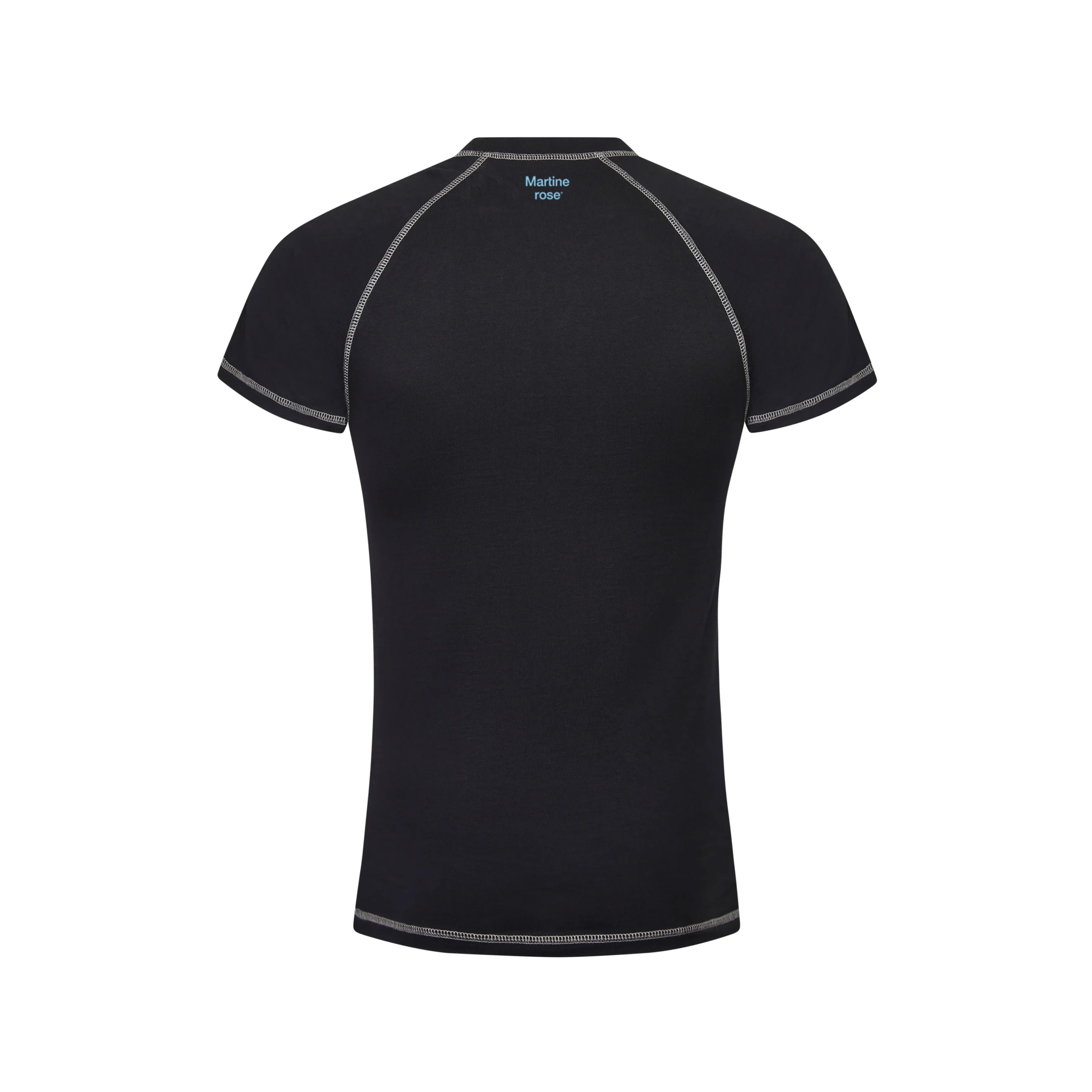 MARTINE ROSE RAGLAN SHRUNKEN T-SHIRT black – Bild 2
