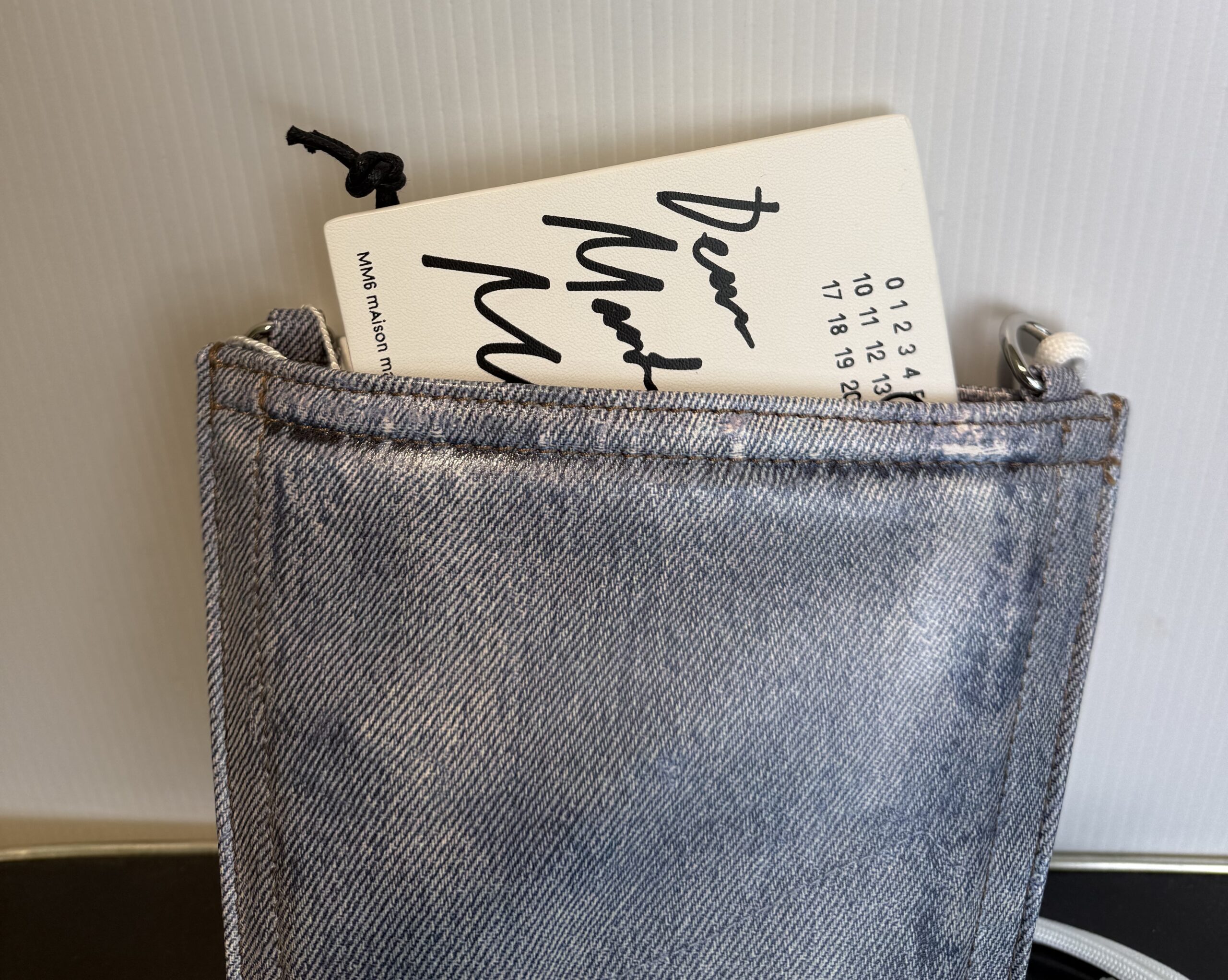 MM6 MAISON MARGIELA JEANS POCKET BAG blue – Bild 3