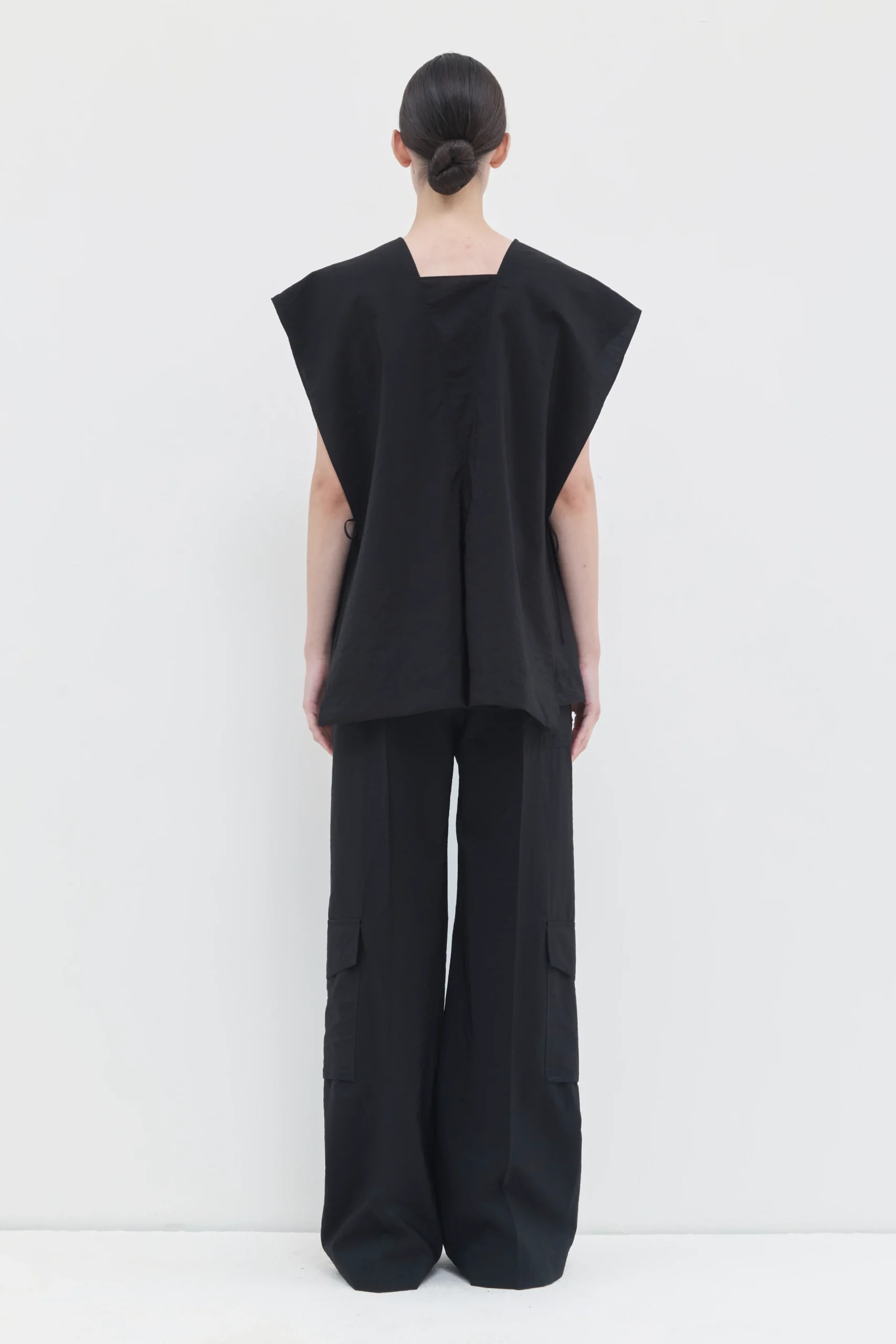 CHRISTIAN WIJNANTS TIPINI WOOL TOP black – Bild 4