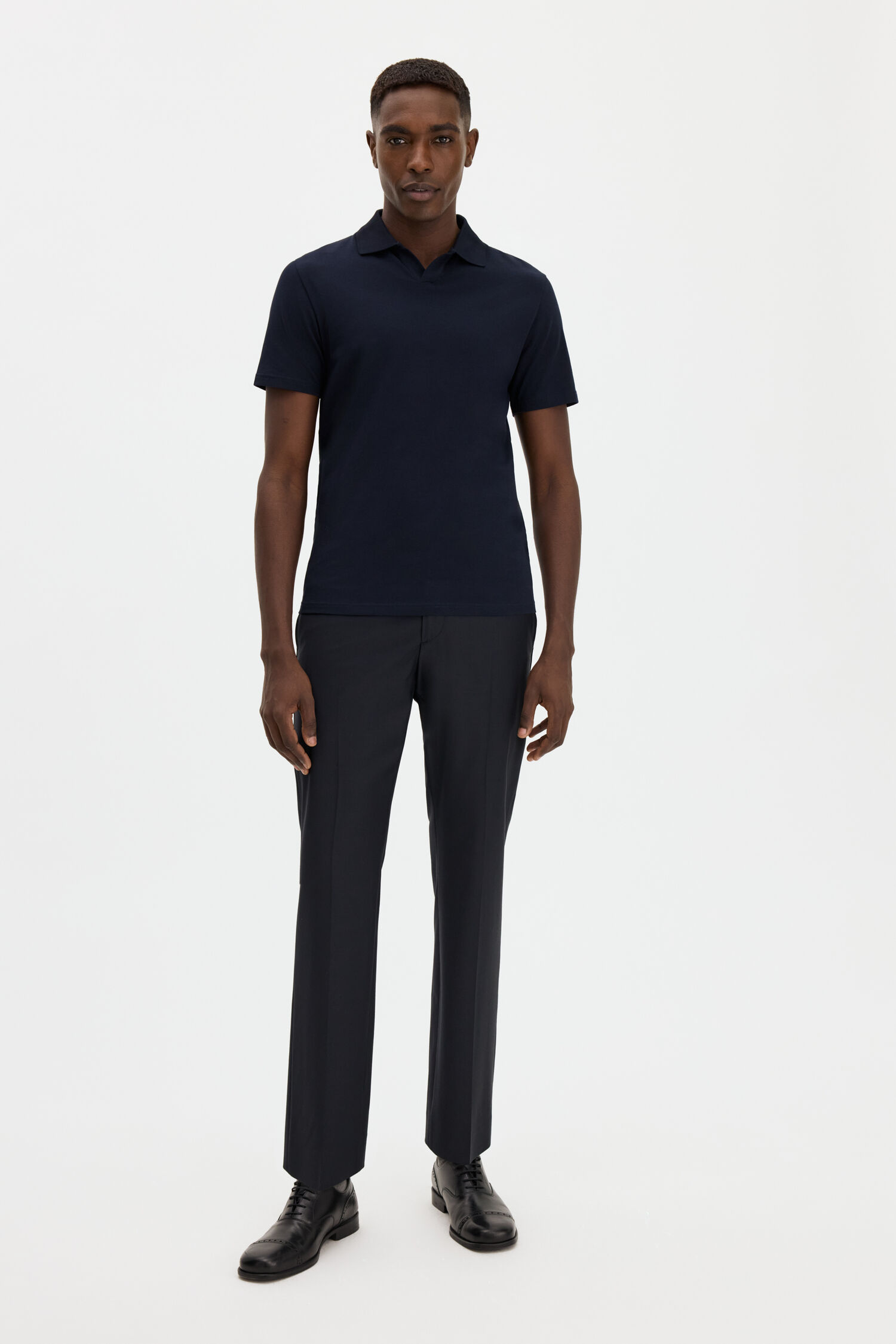 FILIPPA K STRETCH COTTON POLO-SHIRT navy – Bild 2
