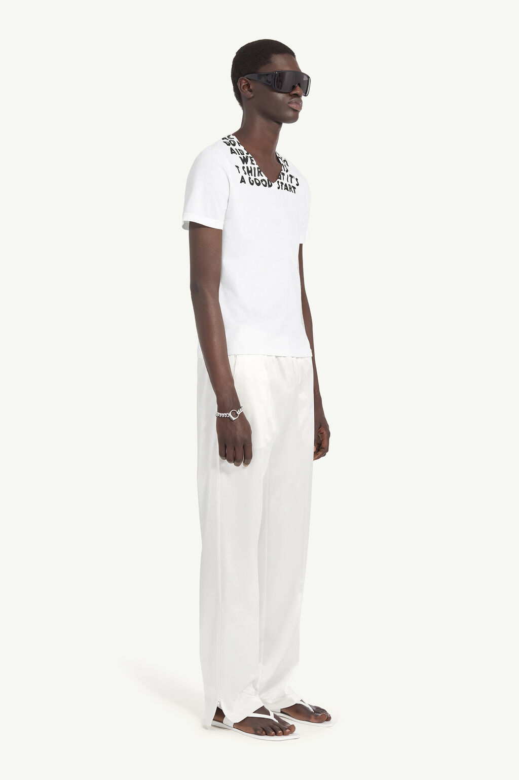 MM6 MAISON MARGIELA AIDS T-SHIRT white – Bild 2
