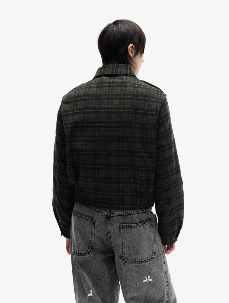 CARNE BOLLENTE JACKET STAY PLAID check green – Bild 9