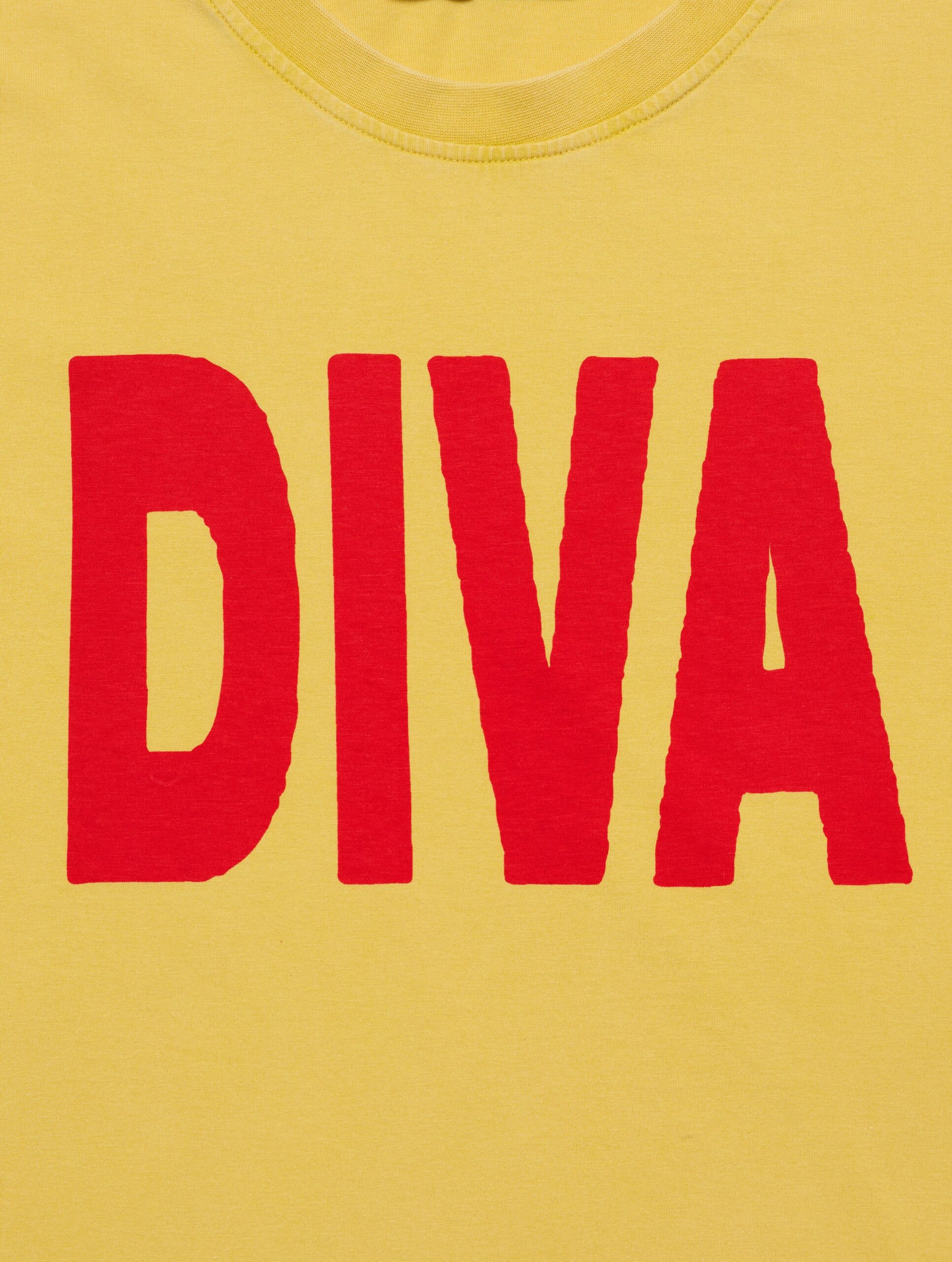 CARNE BOLLENTE T-SHIRT DIVA yellow – Bild 6
