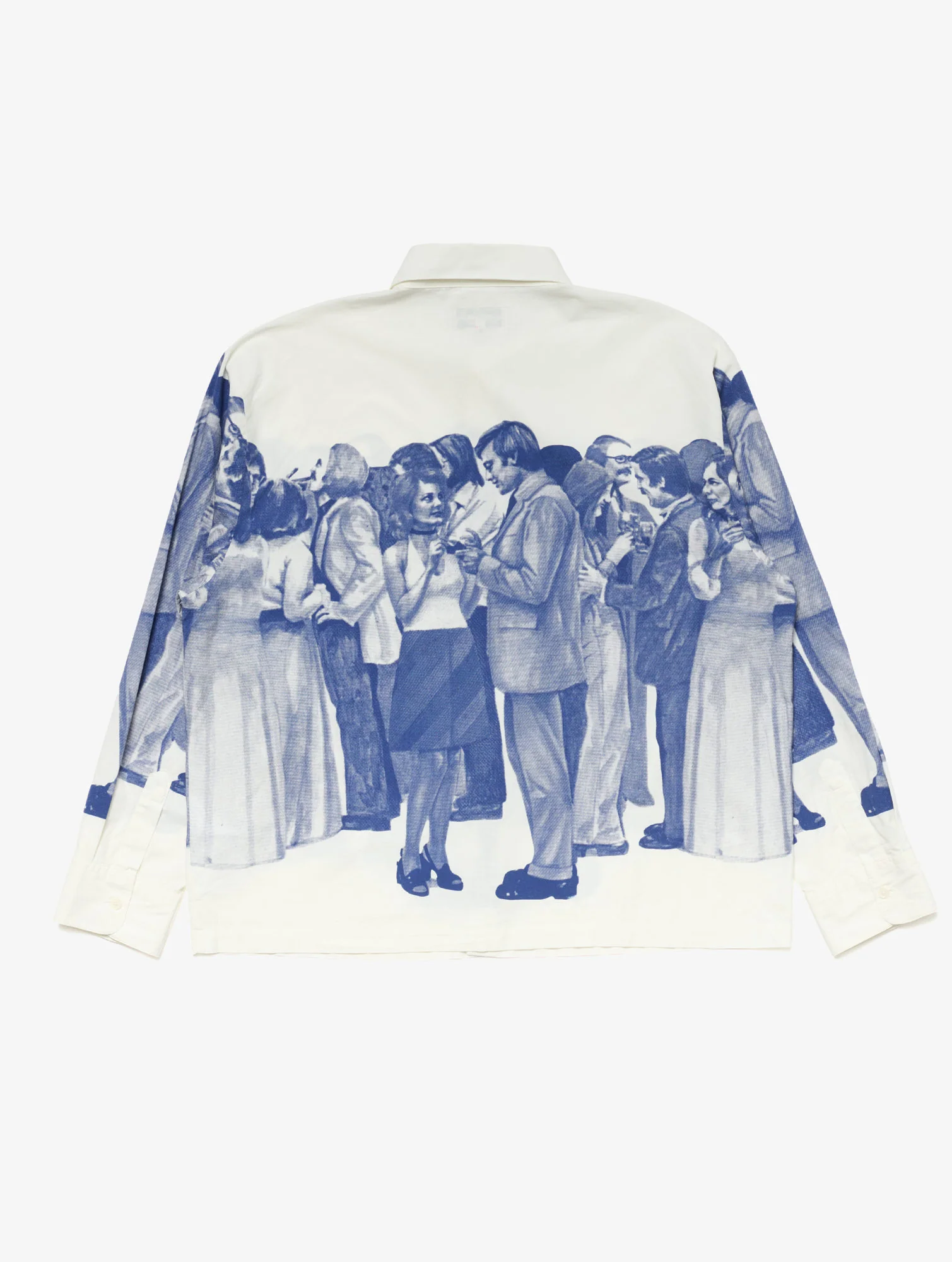 CARNE BOLLENTE SHIRT HOW I MET YOUR FATHER white/ blue – Bild 4