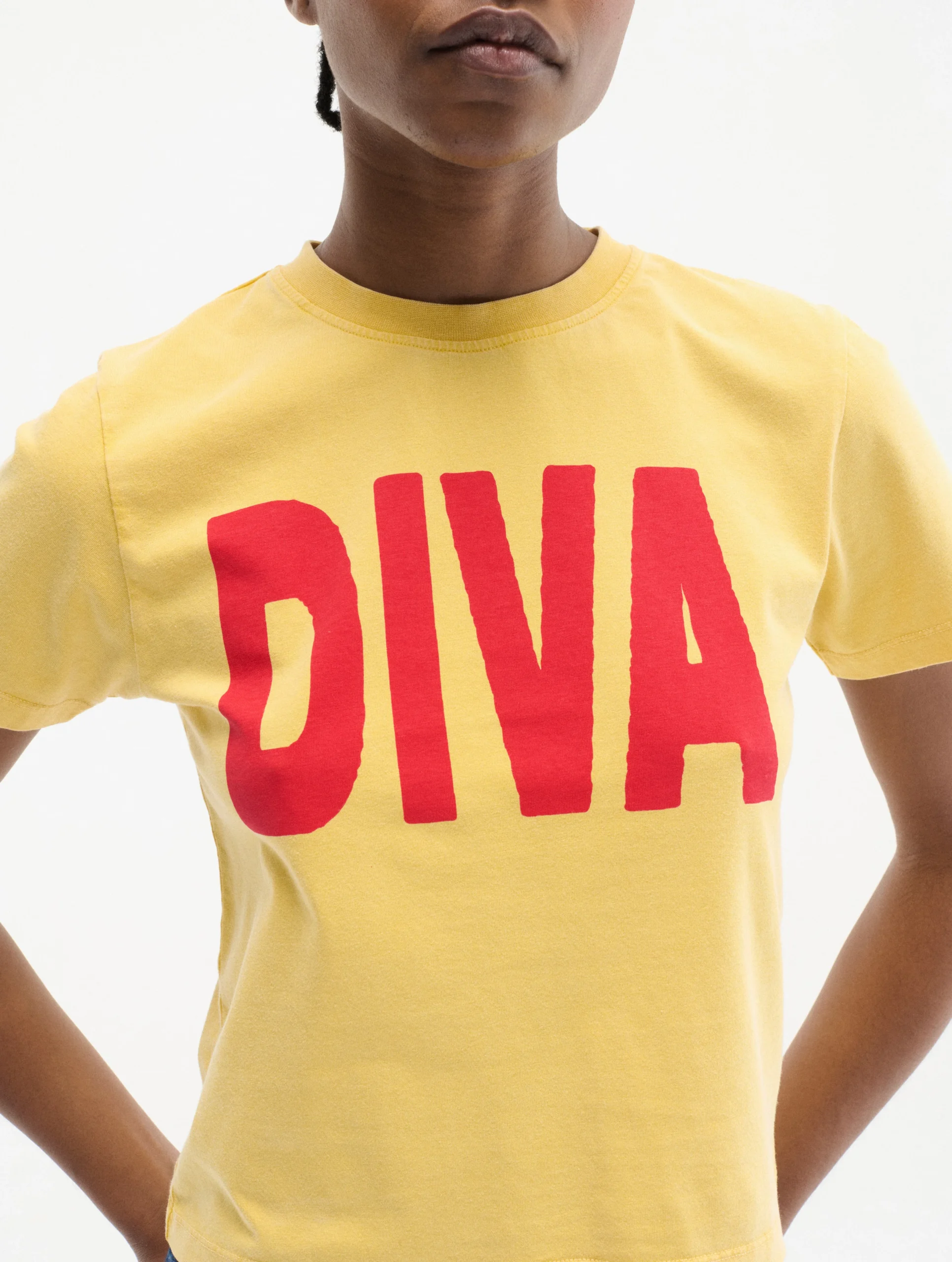 CARNE BOLLENTE T-SHIRT DIVA yellow – Bild 5