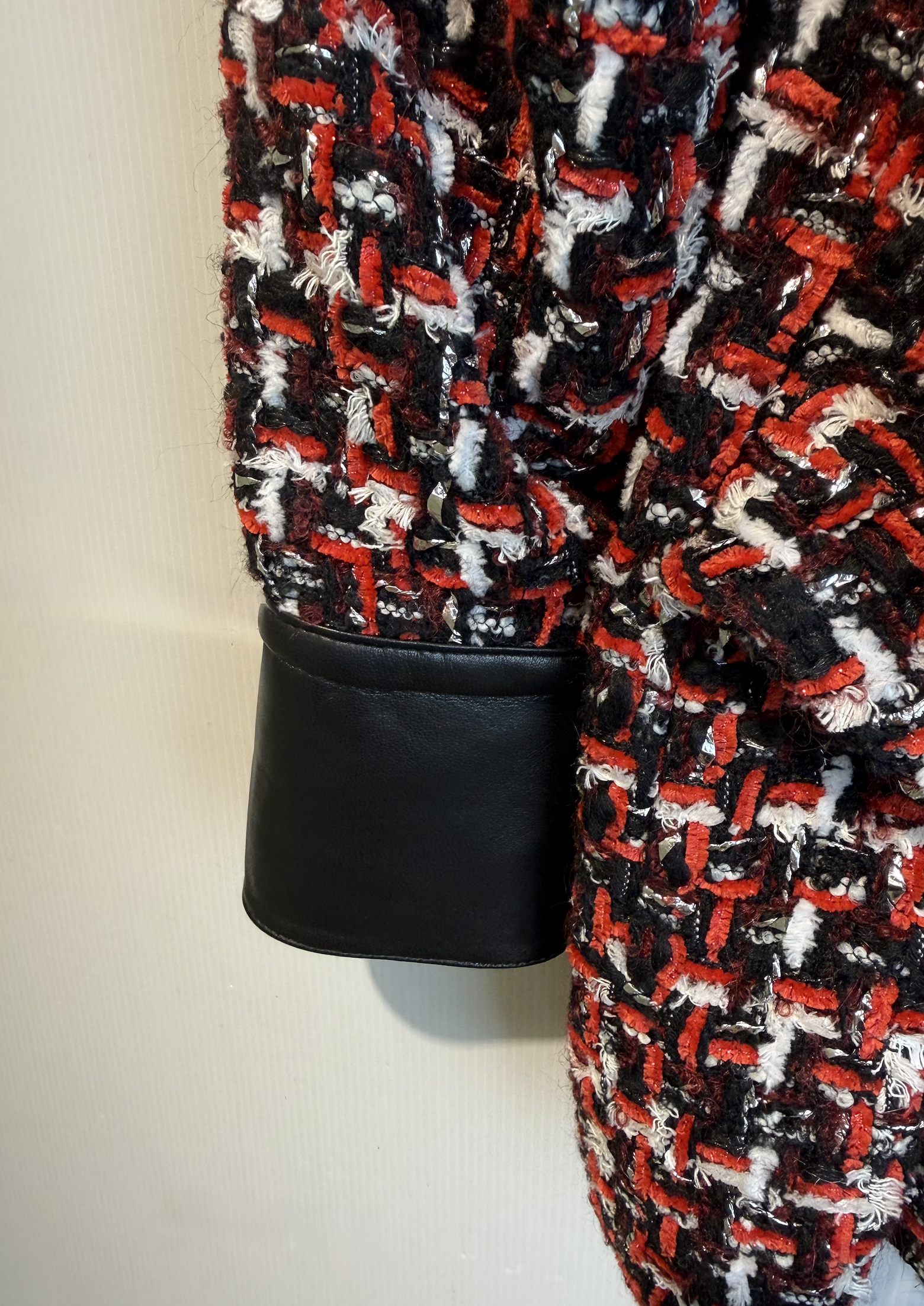 IRO PARIS NOLINA DRESS black/ red – Bild 3