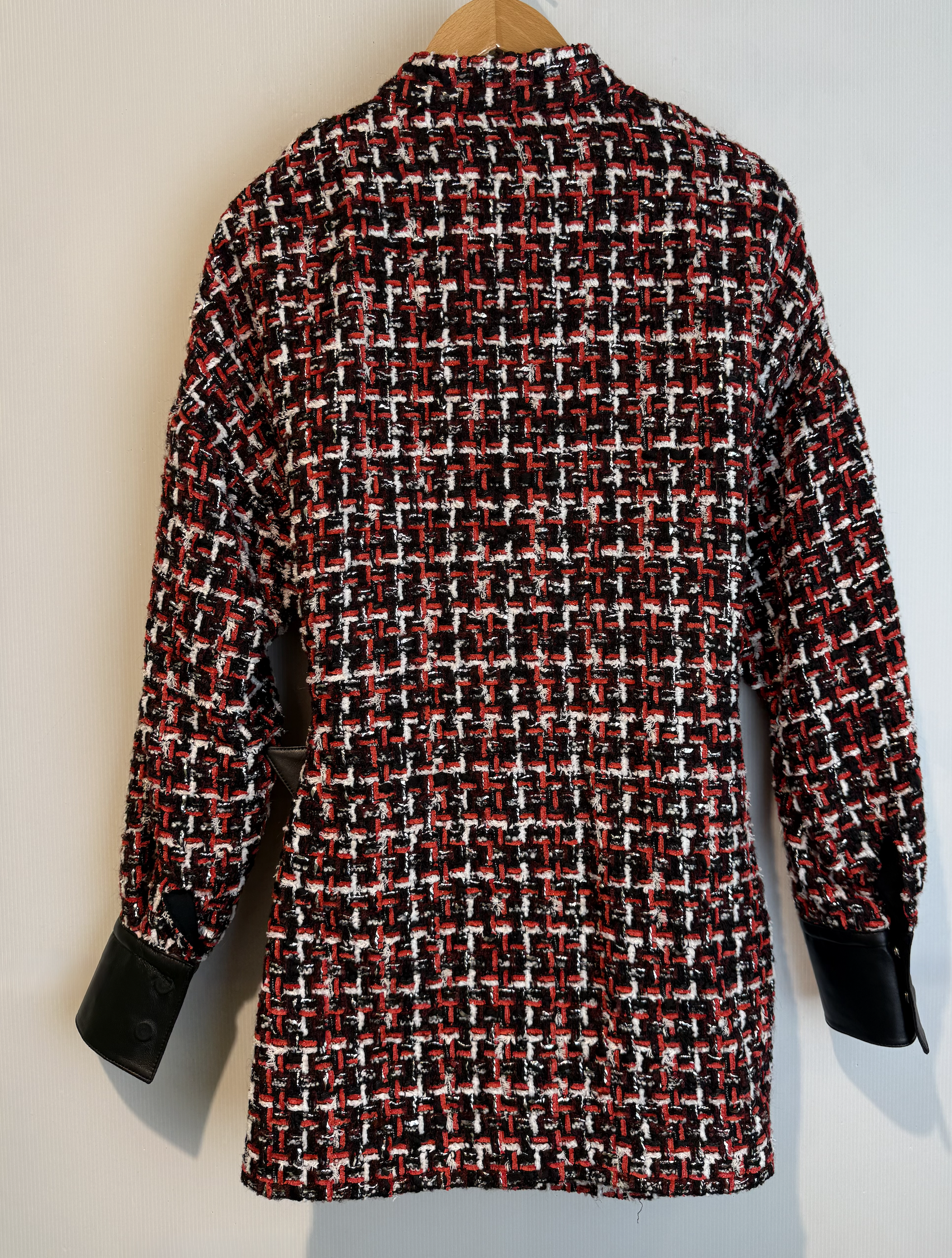 IRO PARIS NOLINA DRESS black/ red – Bild 4