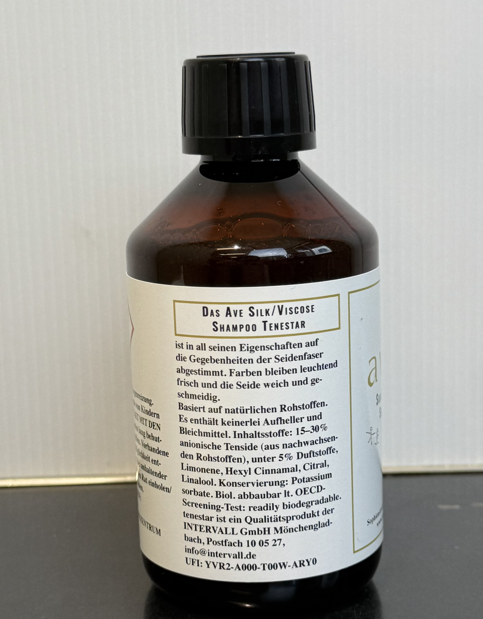 ave>> SILK/ VISCOSE SHAMPOO - KONZENTRAT -DUFTET HERRLICH – Bild 3