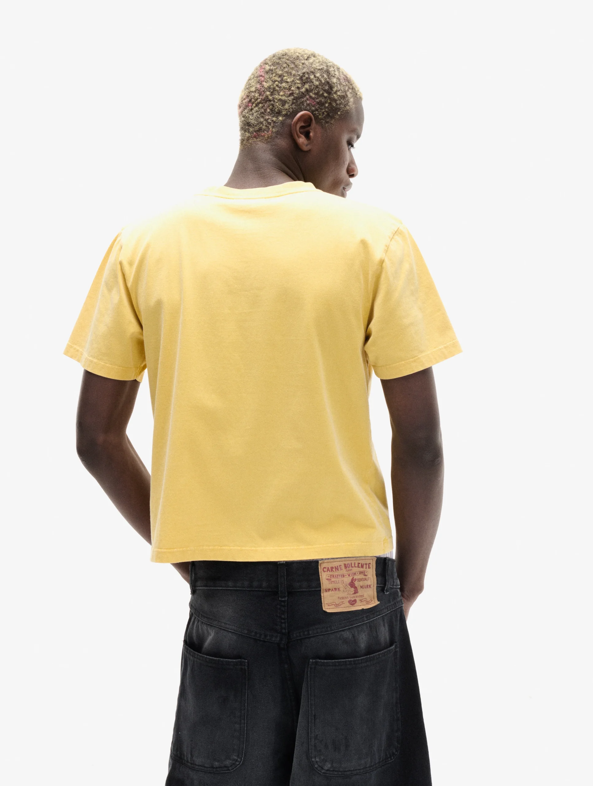 CARNE BOLLENTE T-SHIRT DIVA yellow – Bild 4
