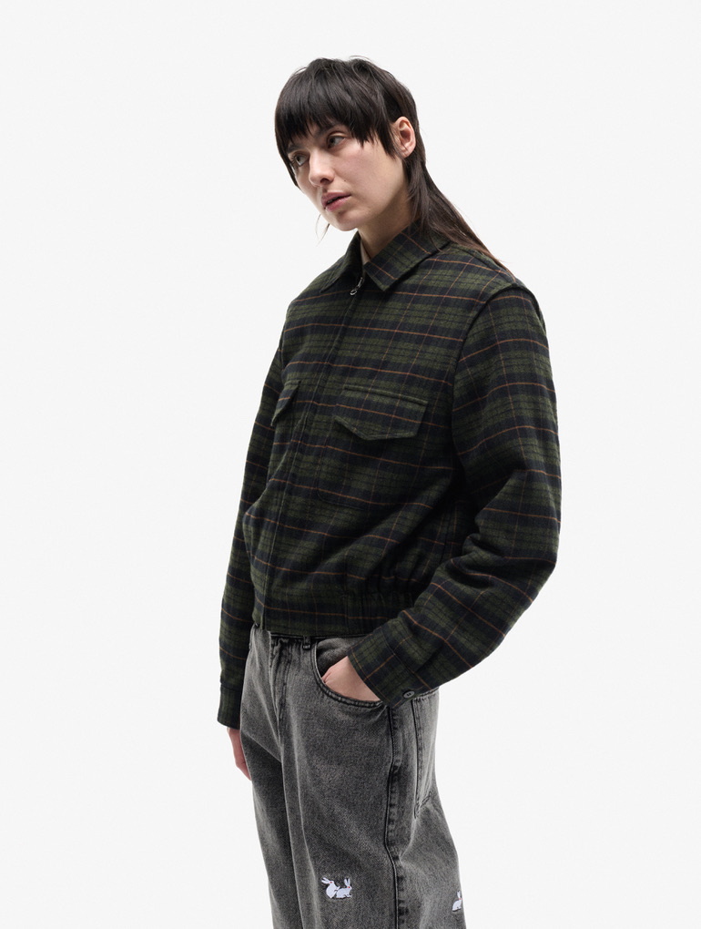 CARNE BOLLENTE JACKET STAY PLAID check green – Bild 8