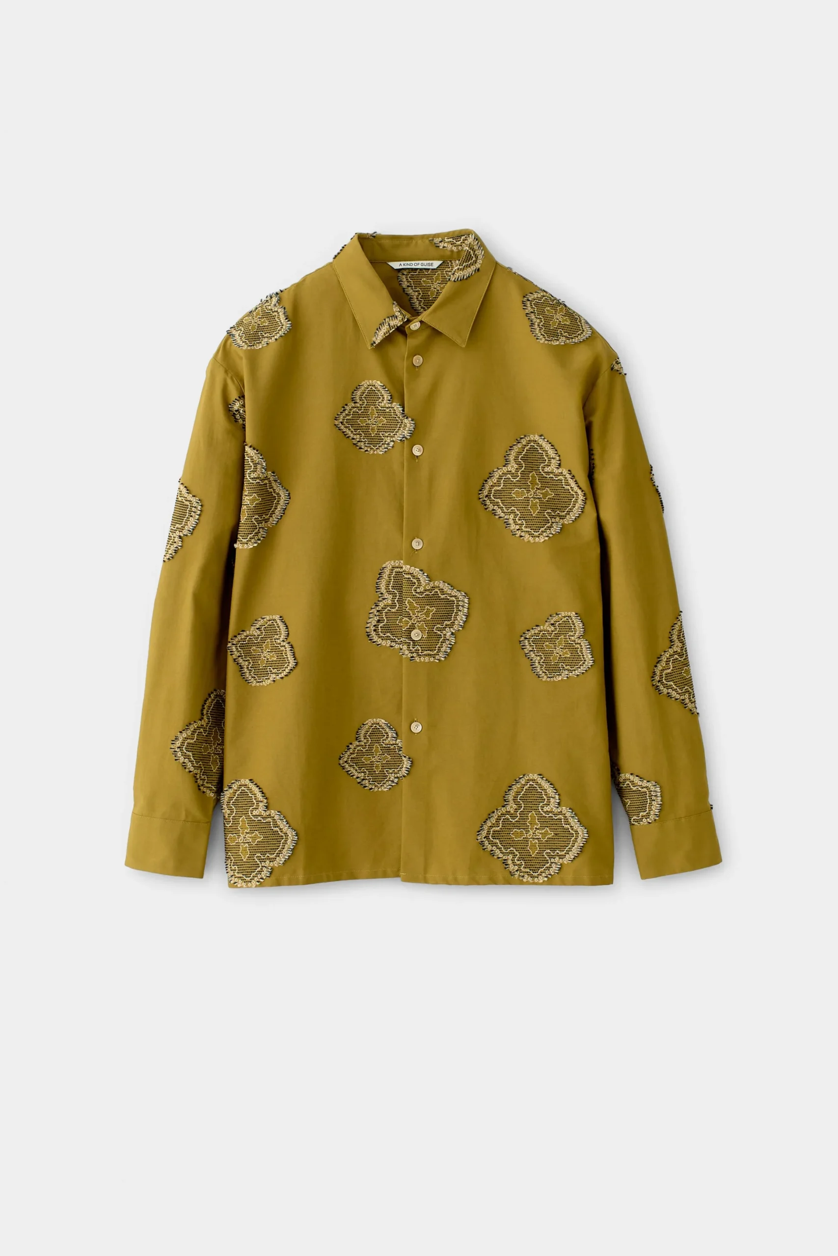 A KIND OF GUISE DERBIN SHIRT moss flower meadow – Bild 2