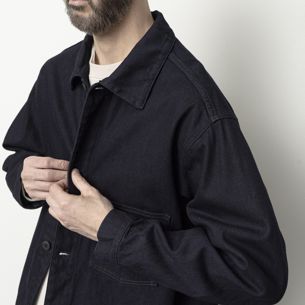 STILL BY HAND DENIM JACKET blue – Bild 3