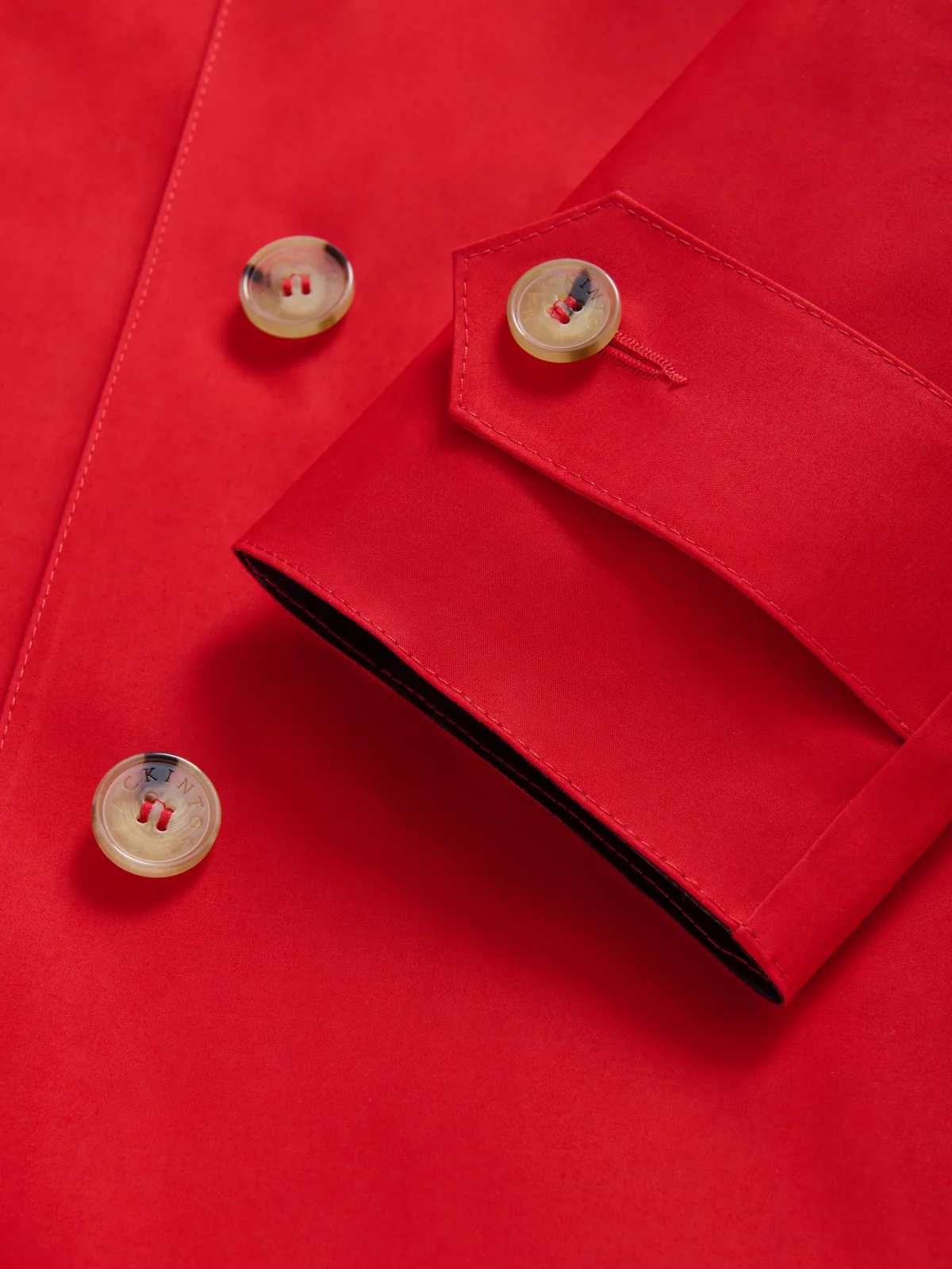MACKINTOSH BANTON RUBBERISED COAT goji berry – Bild 7