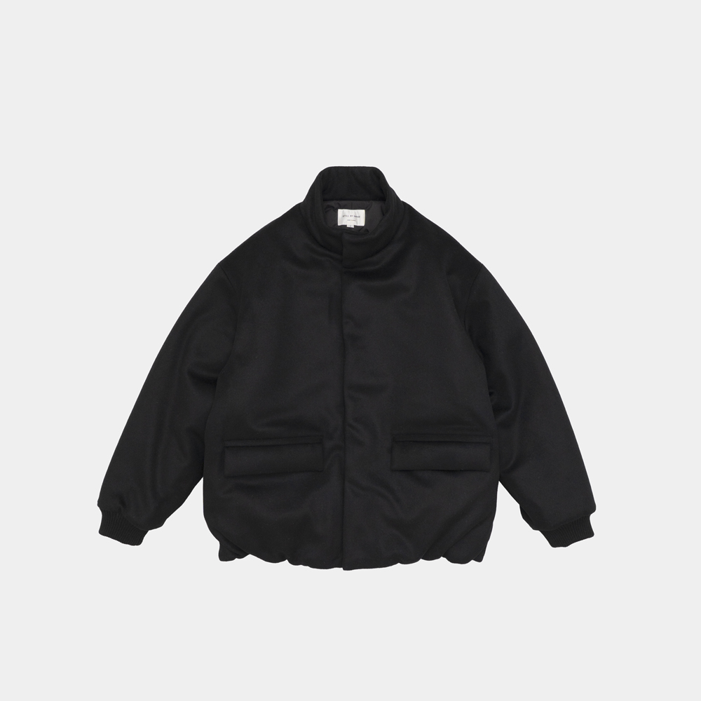 STILL BY HAND PADDED WOOL BLOUSON black – Bild 2