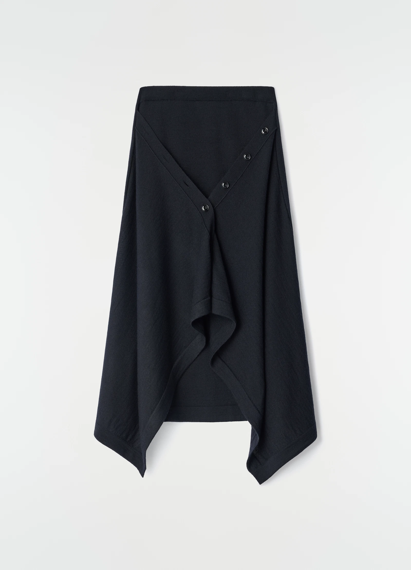LEMAIRE BUTTONED SKIRT black – Bild 2