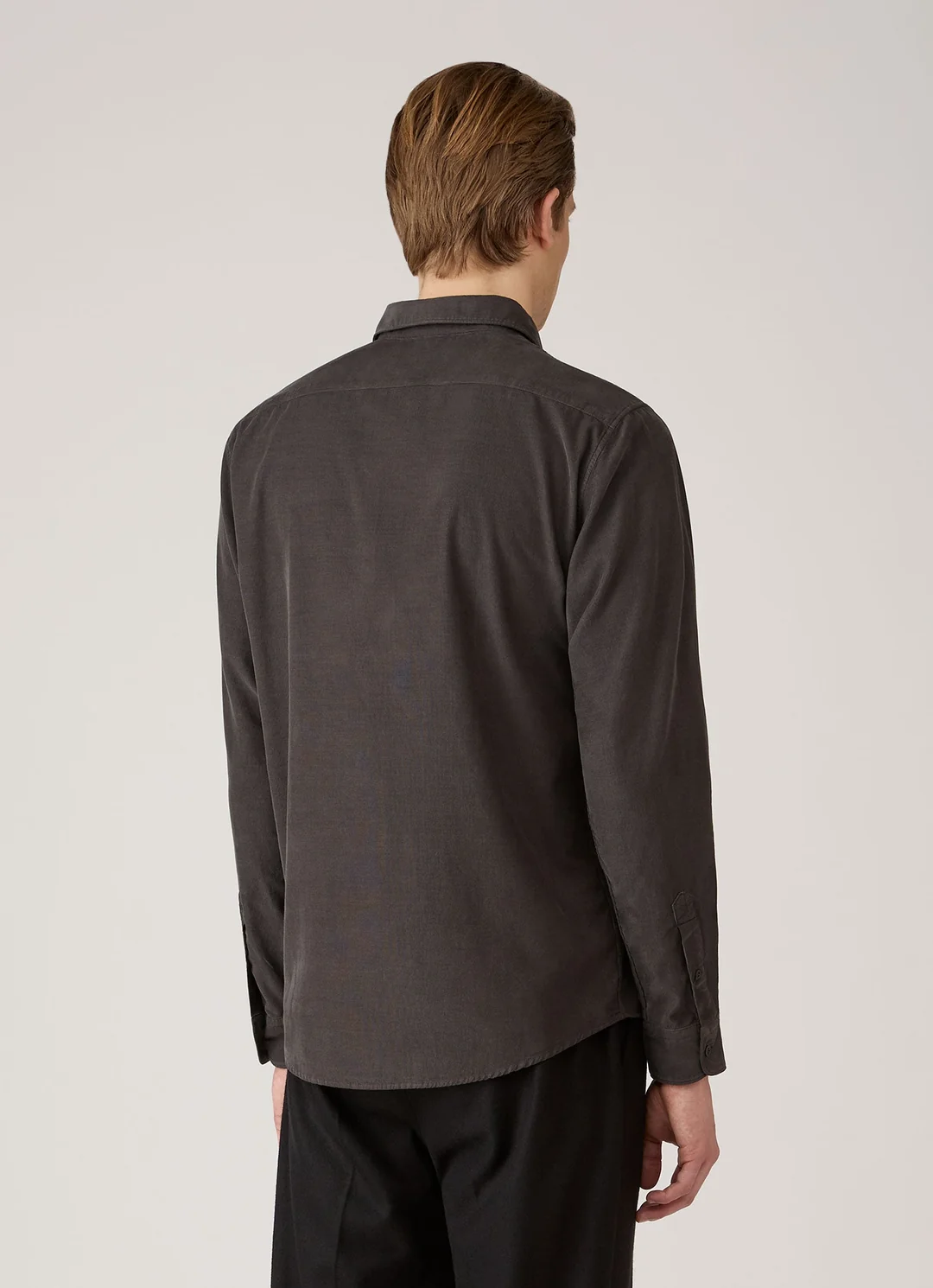 SUNSPEL FINE CORD SHIRT anthracite – Bild 4