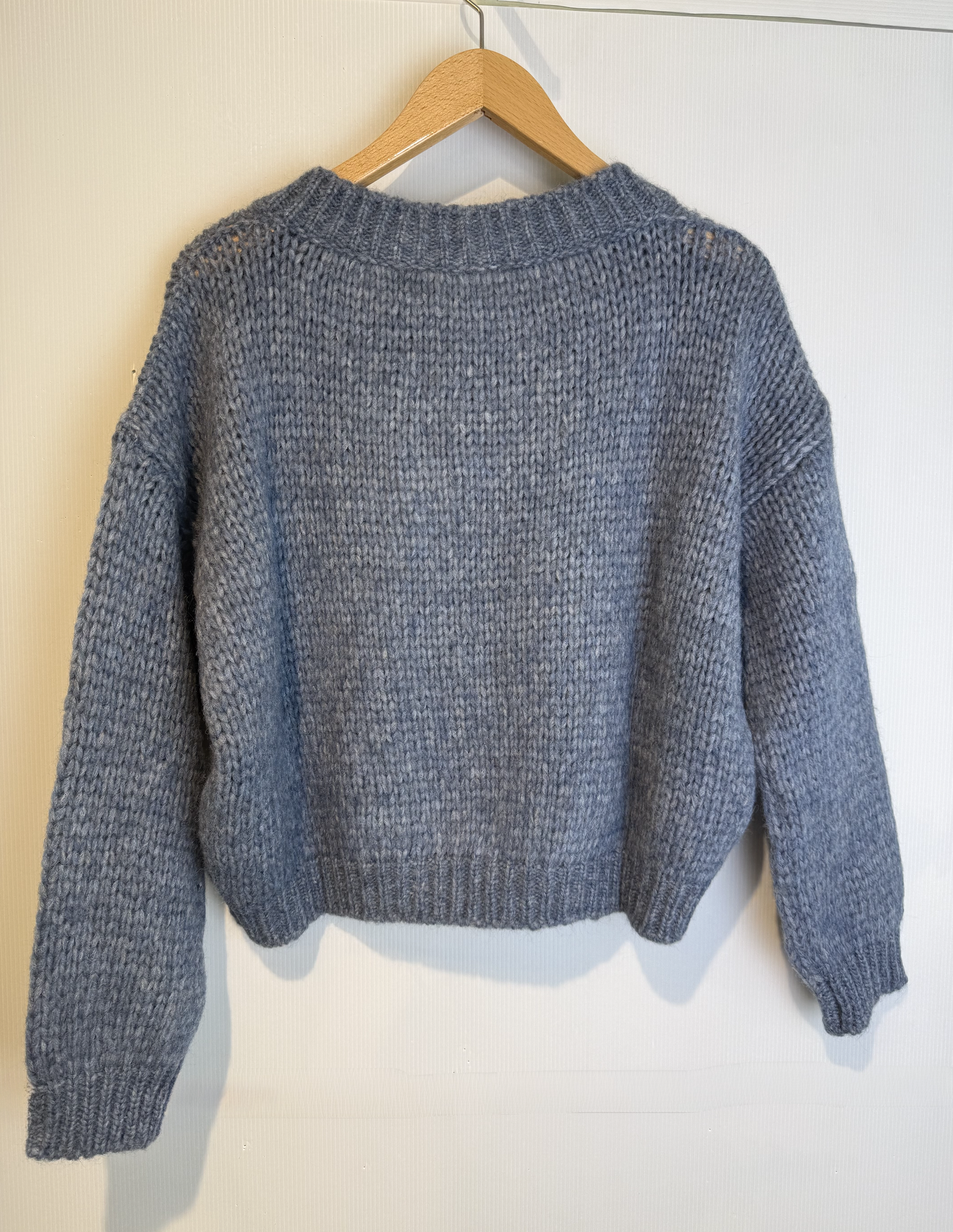 ROBERTO COLLINA KNITTED JUMPER azzurro - Image 3