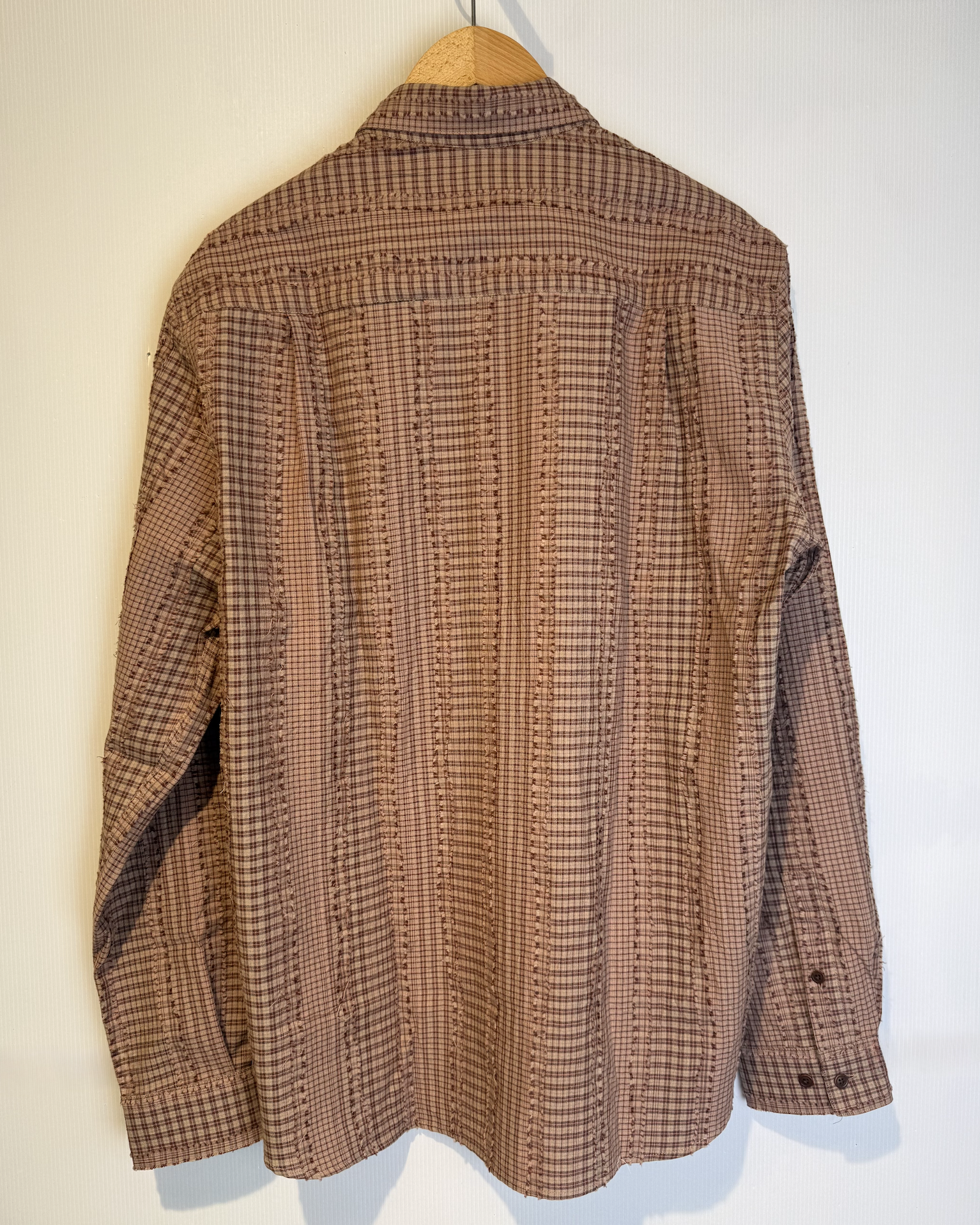 YMC YOU MUST CREATE CURTIS SHIRT brown/ multi - Image 3