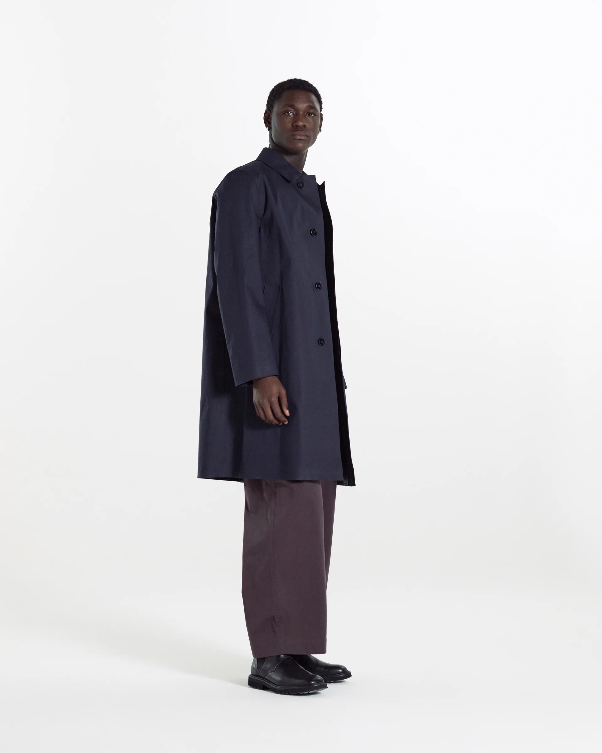 MACKINTOSH DUNKELD RUBBERISED COAT navy – Bild 3