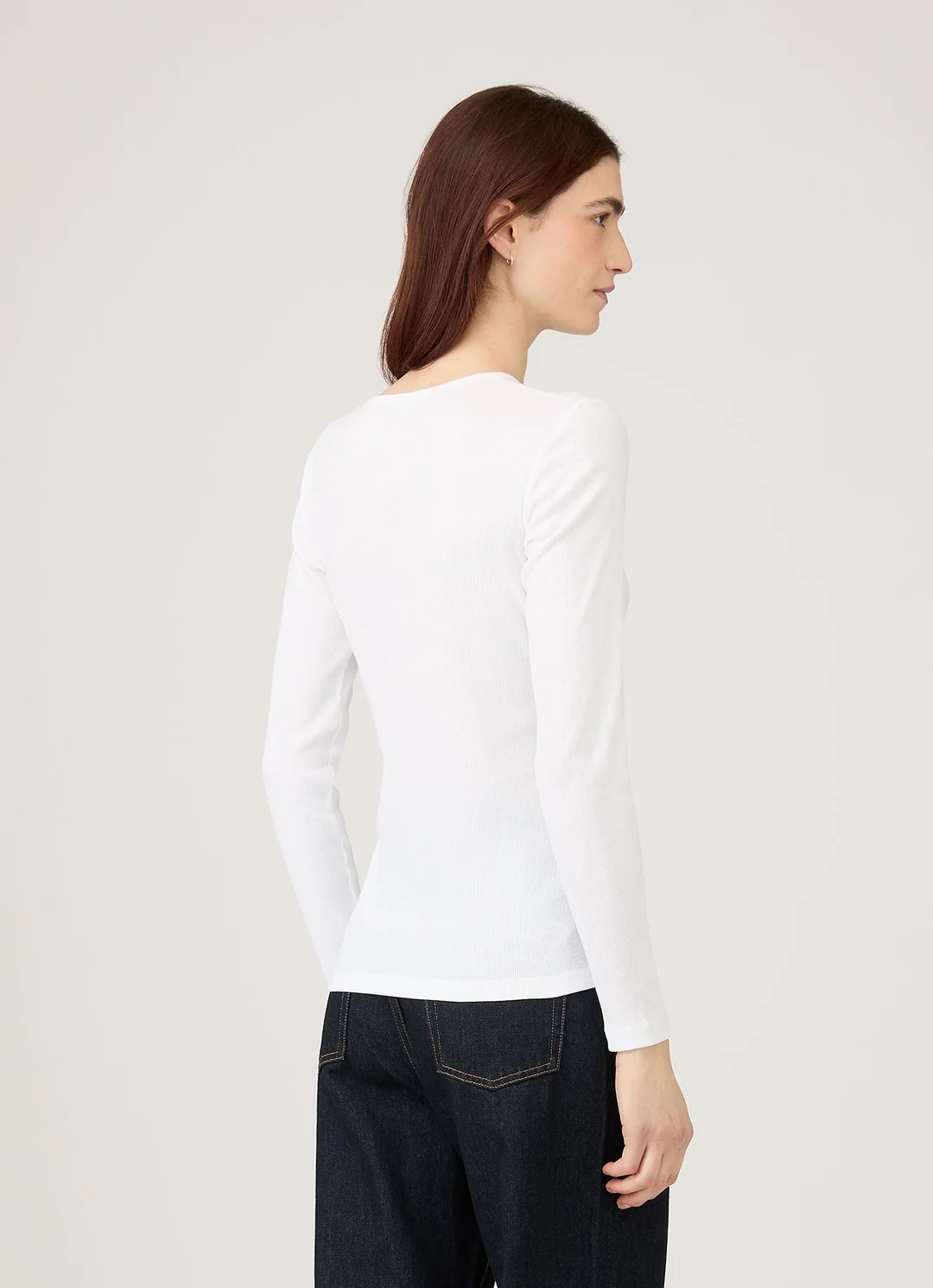SUNSPEL RIBBED HENLEY white – Bild 3