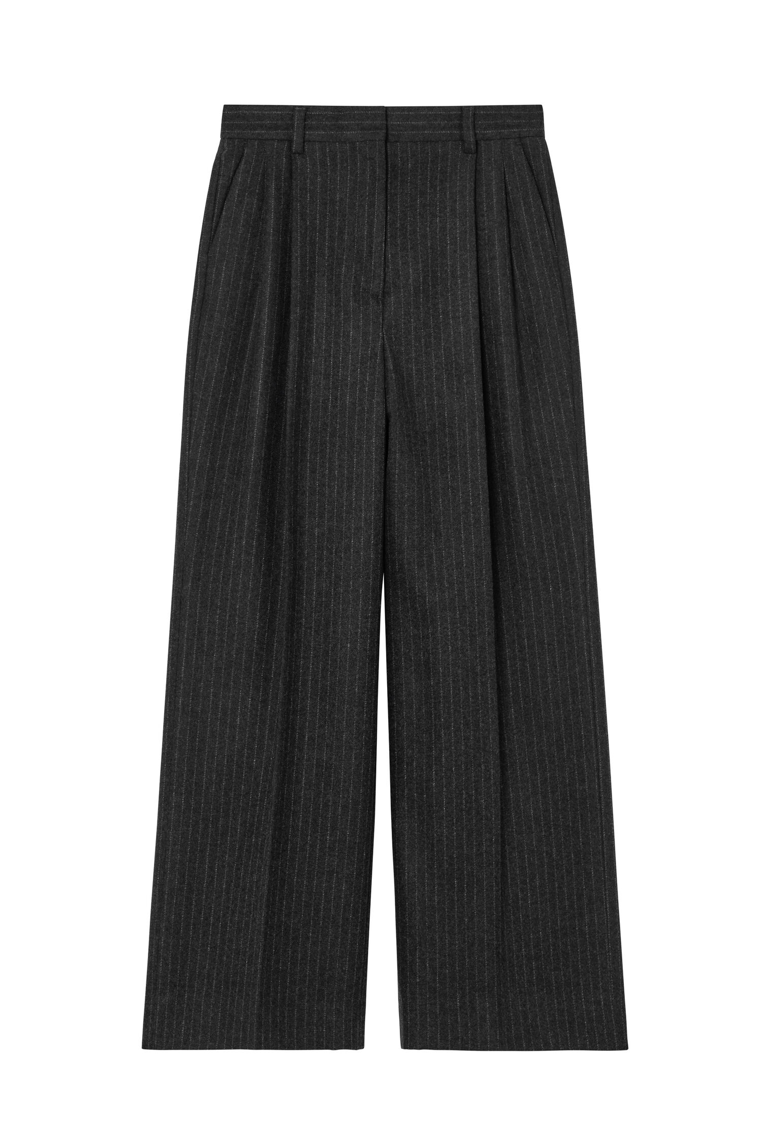 FILIPPA K DARCEY FLANNEL TROUSERS anthracite pinstripe – Bild 2