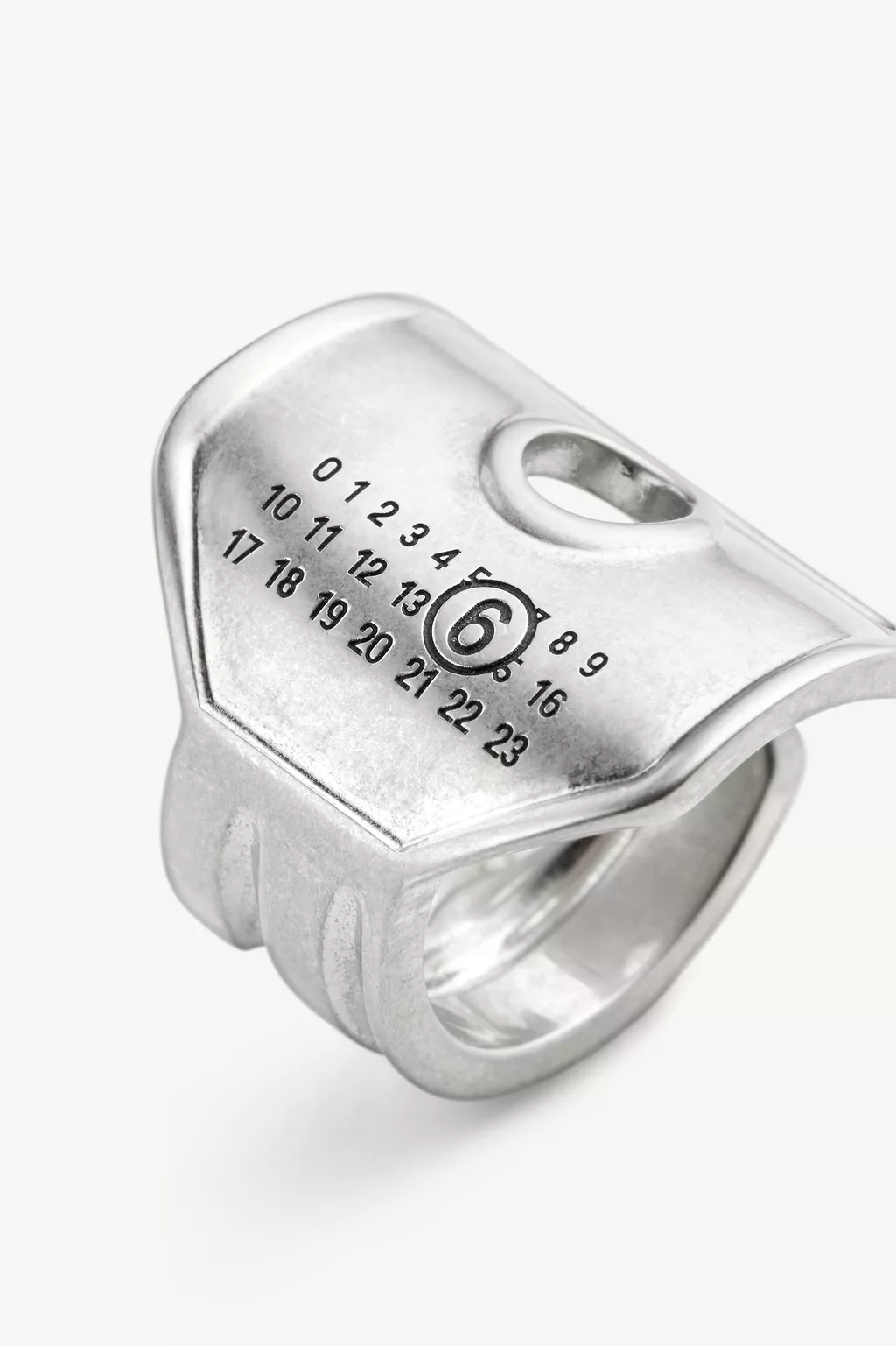 MM6 MAISON MARGIELA KEY RING silver – Bild 3