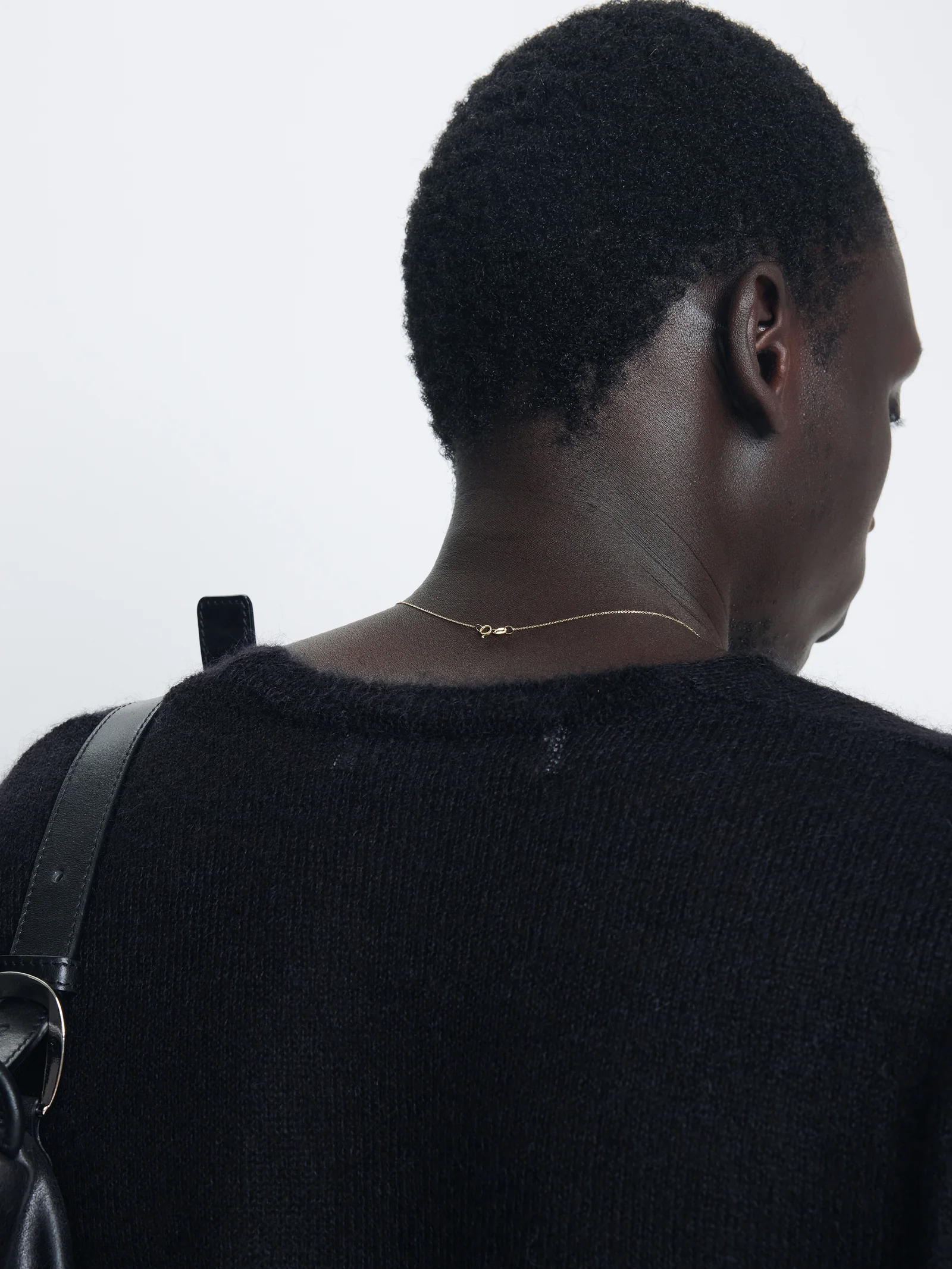 TONYWACK KID MOHAIR RAW KNIT black – Bild 9